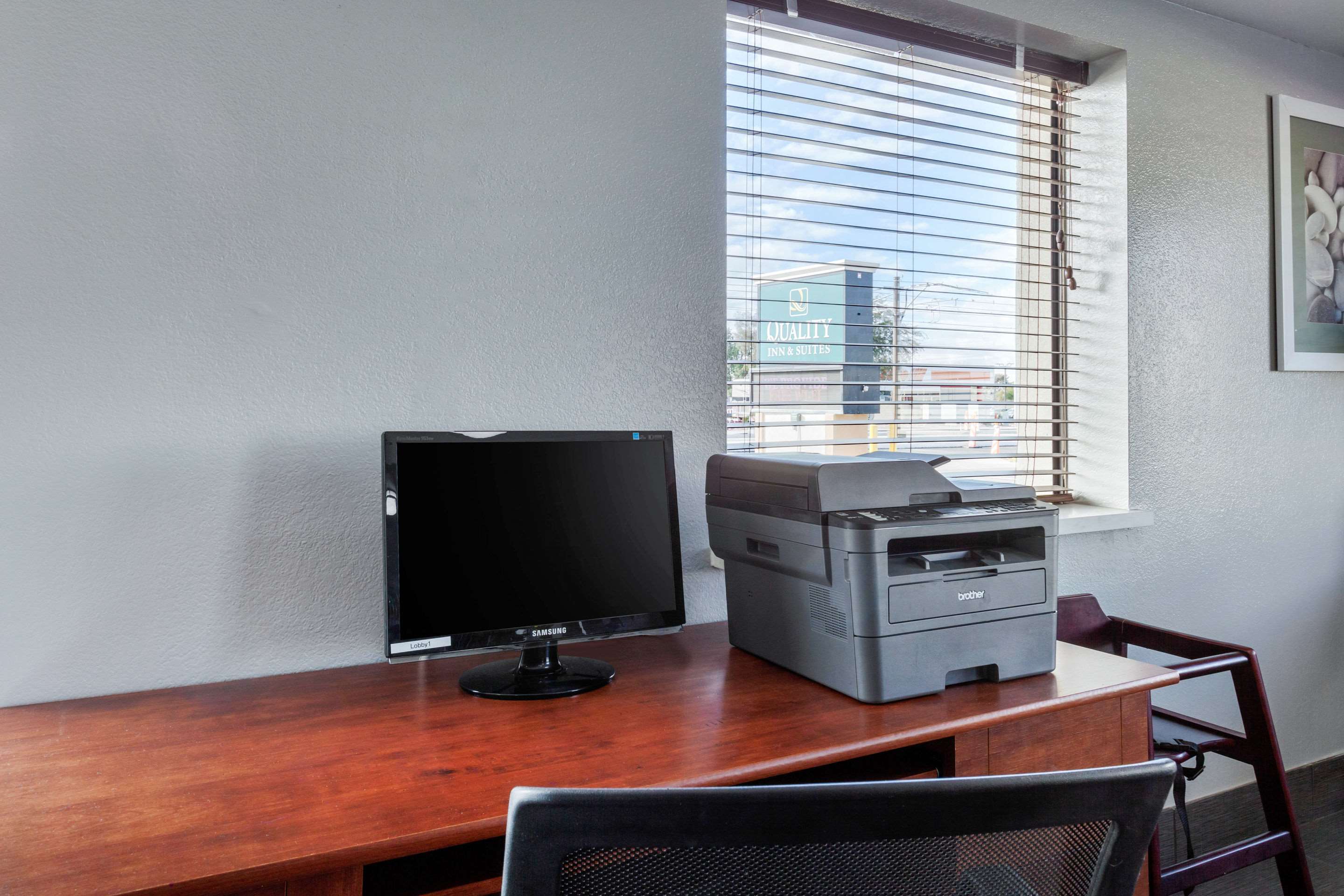 Business center | Quality Inn & Suites near Downtown Mesa