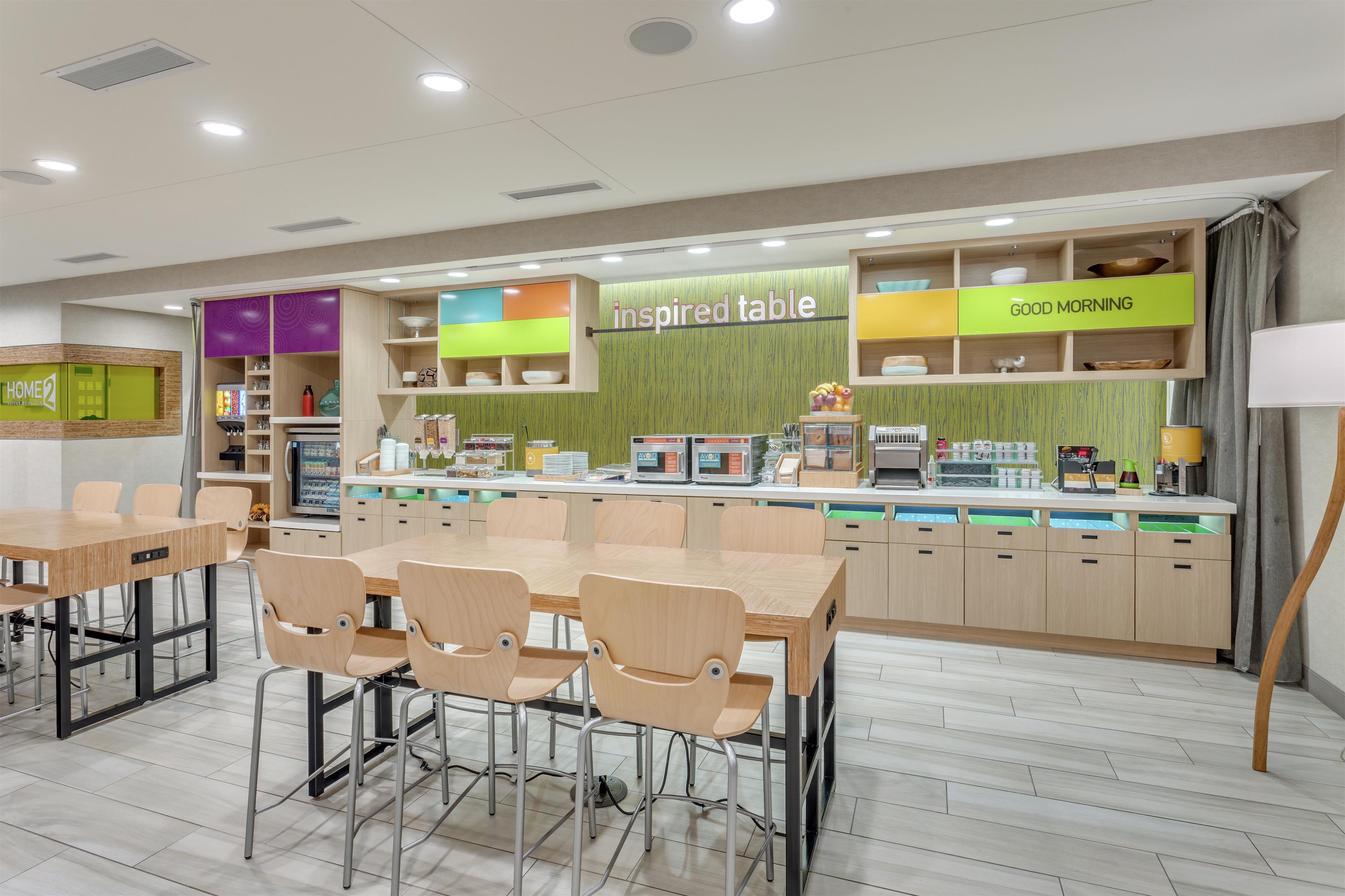 Breakfast Area | Home2 Suites by Hilton Indianapolis Northwest