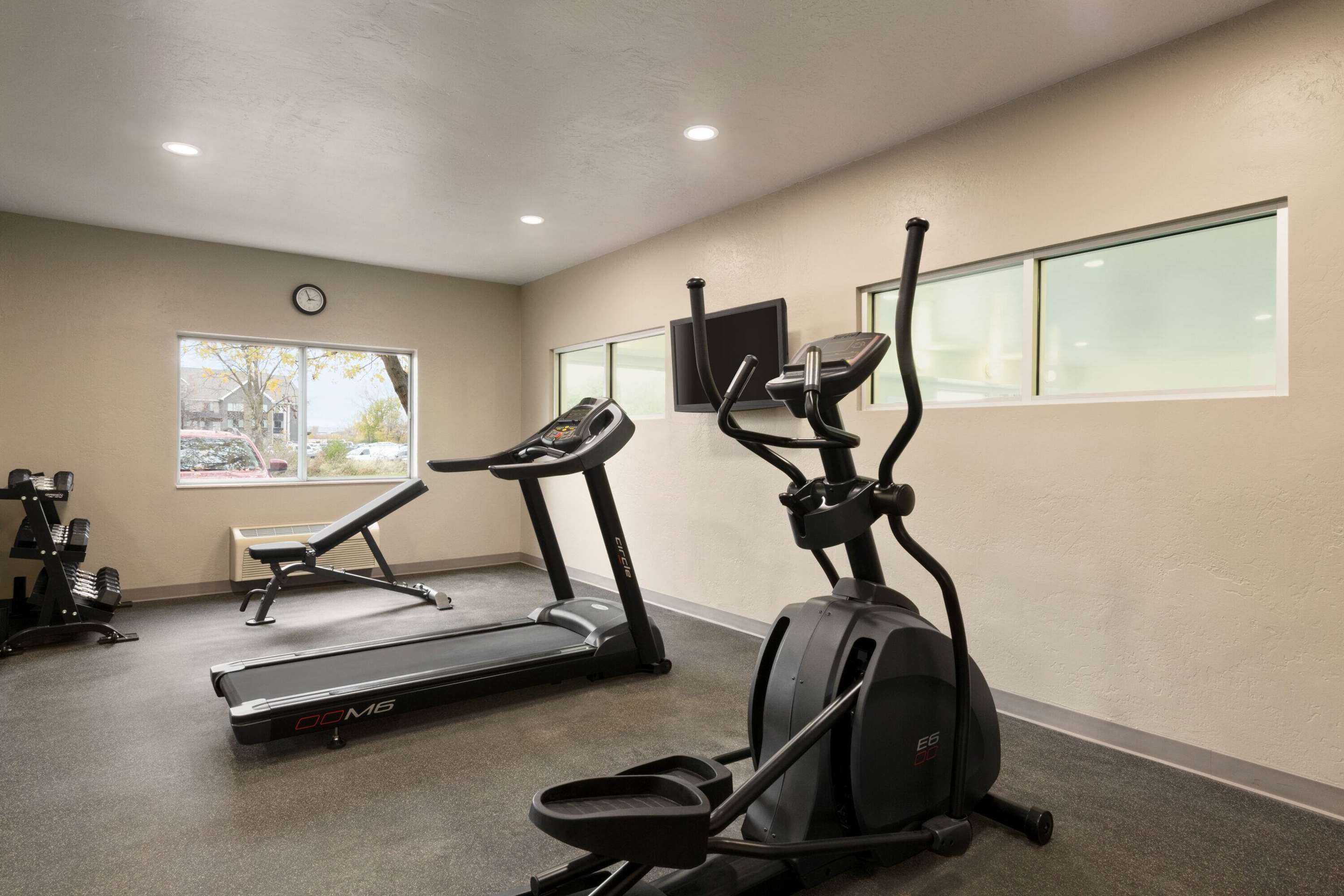Health club fitness center gym | AmericInn by Wyndham Appleton Airport