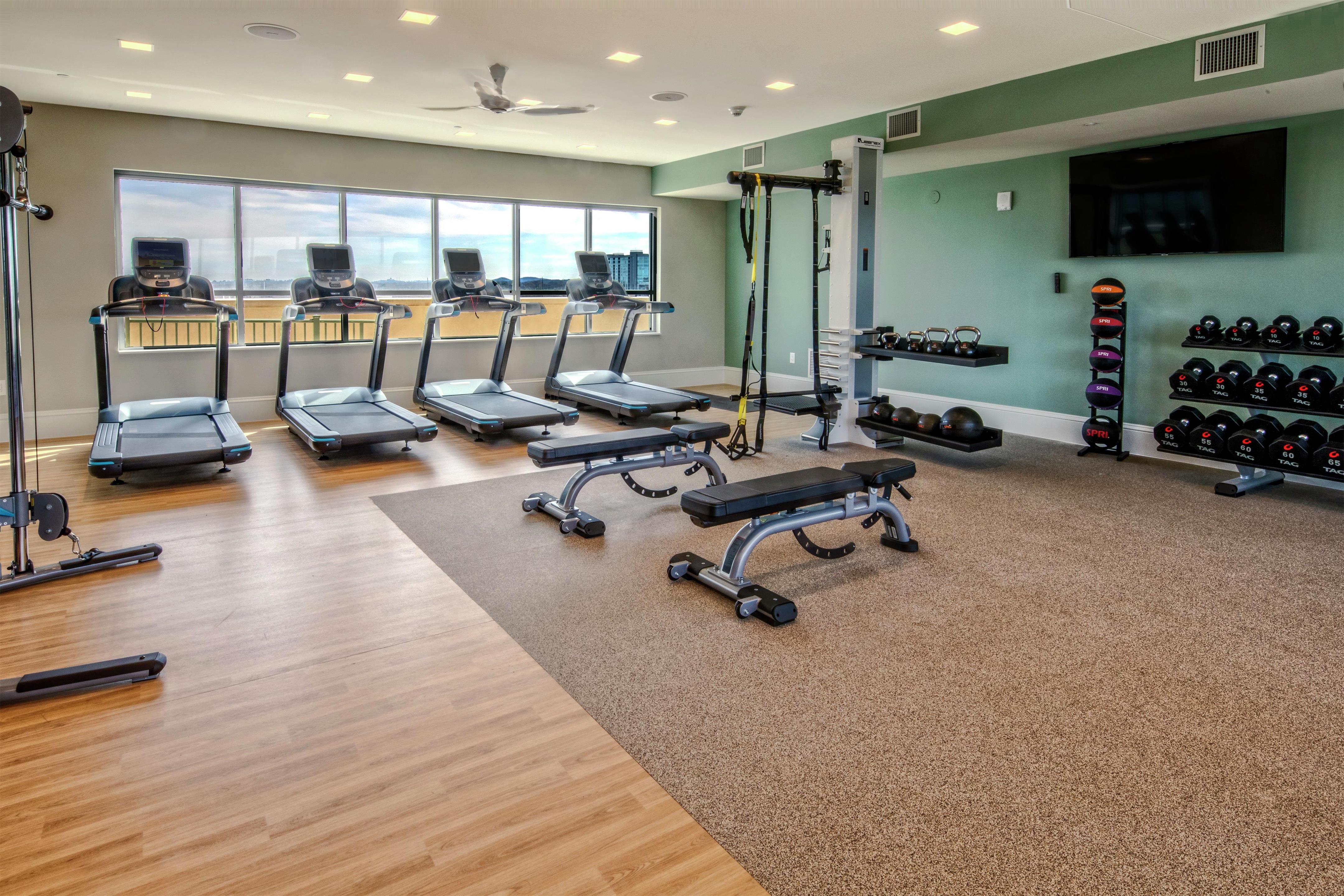 Health club fitness center gym | Hilton Nashville Green Hills