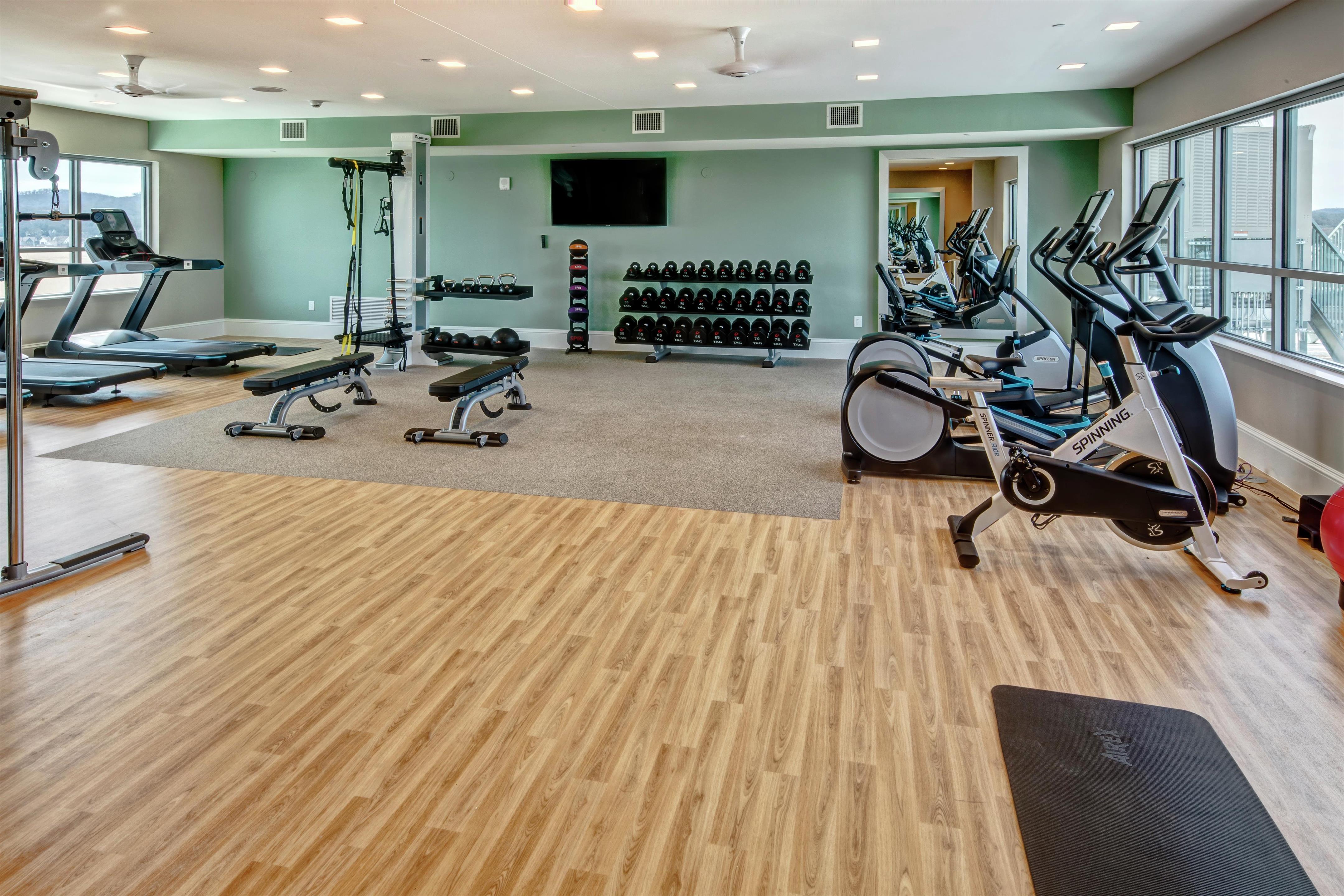 Health club fitness center gym | Hilton Nashville Green Hills