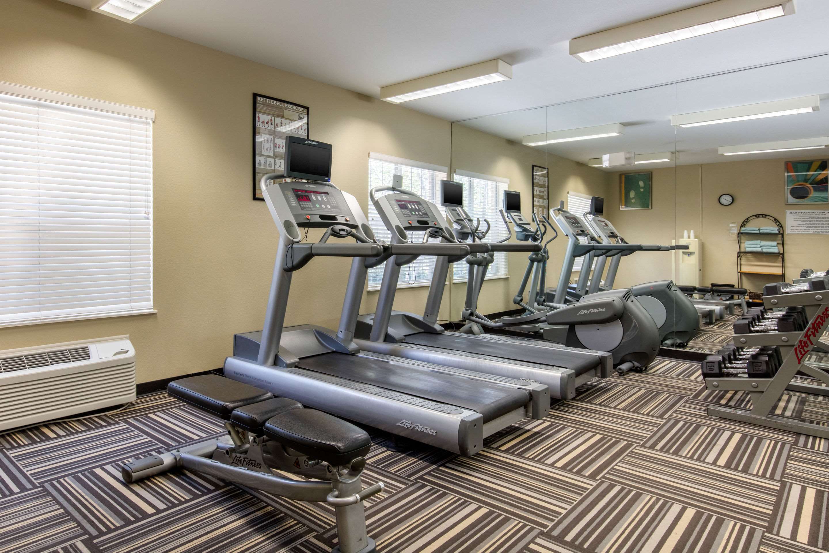 Fitness center | Suburban Studios Birmingham Homewood I-65