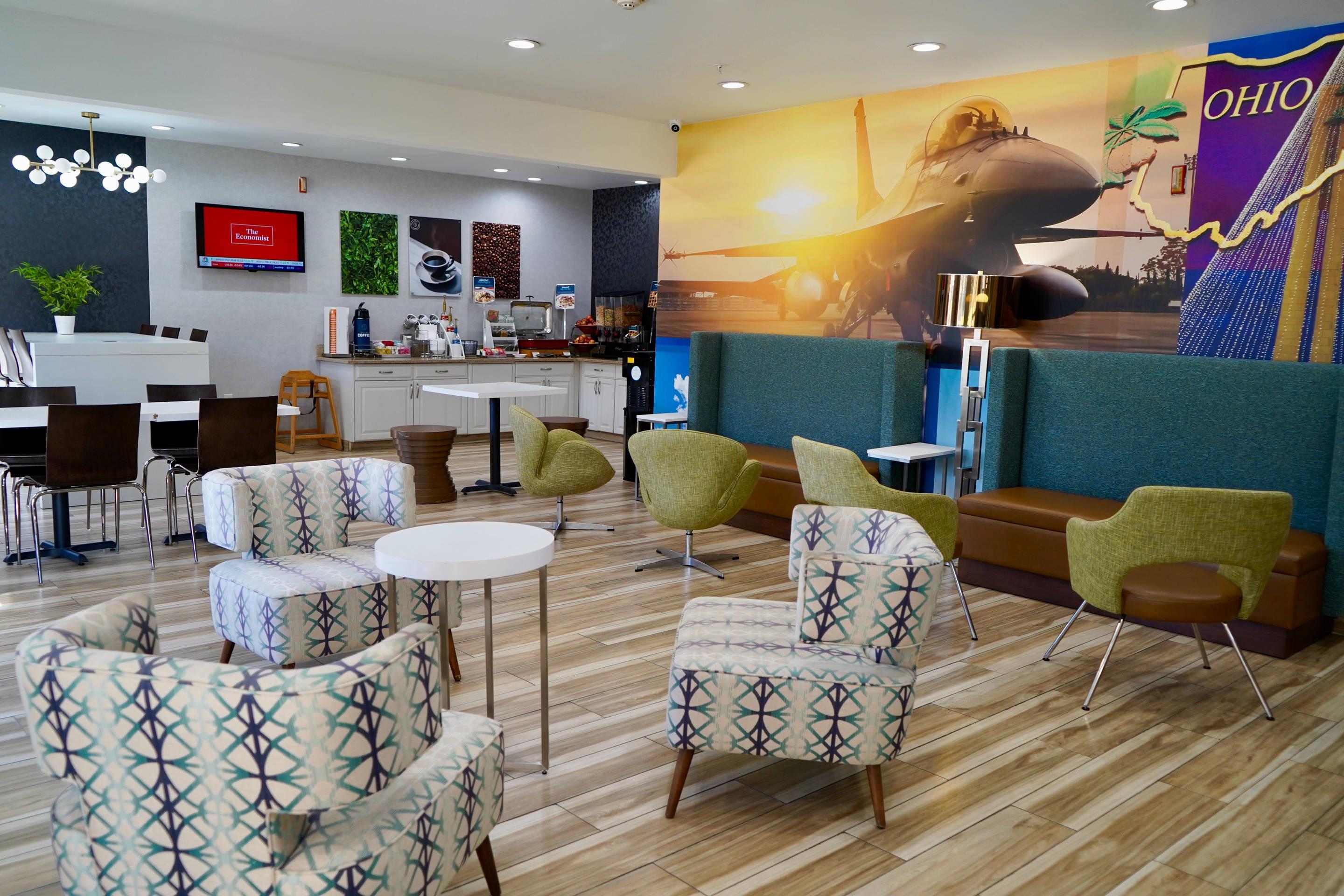 Breakfast area | Clarion Inn near Wright Patterson - Dayton
