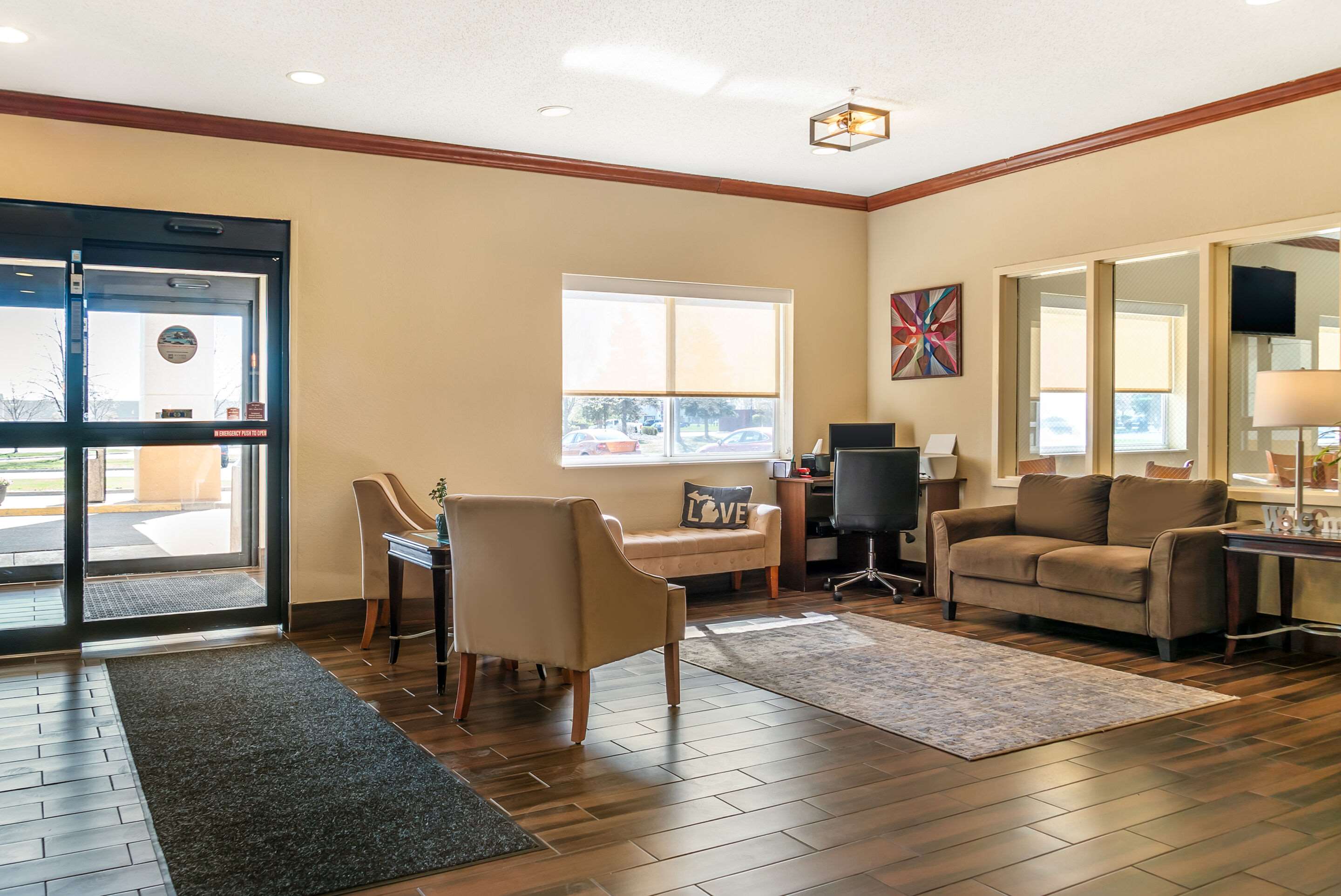 Spacious lobby | Quality Inn & Suites