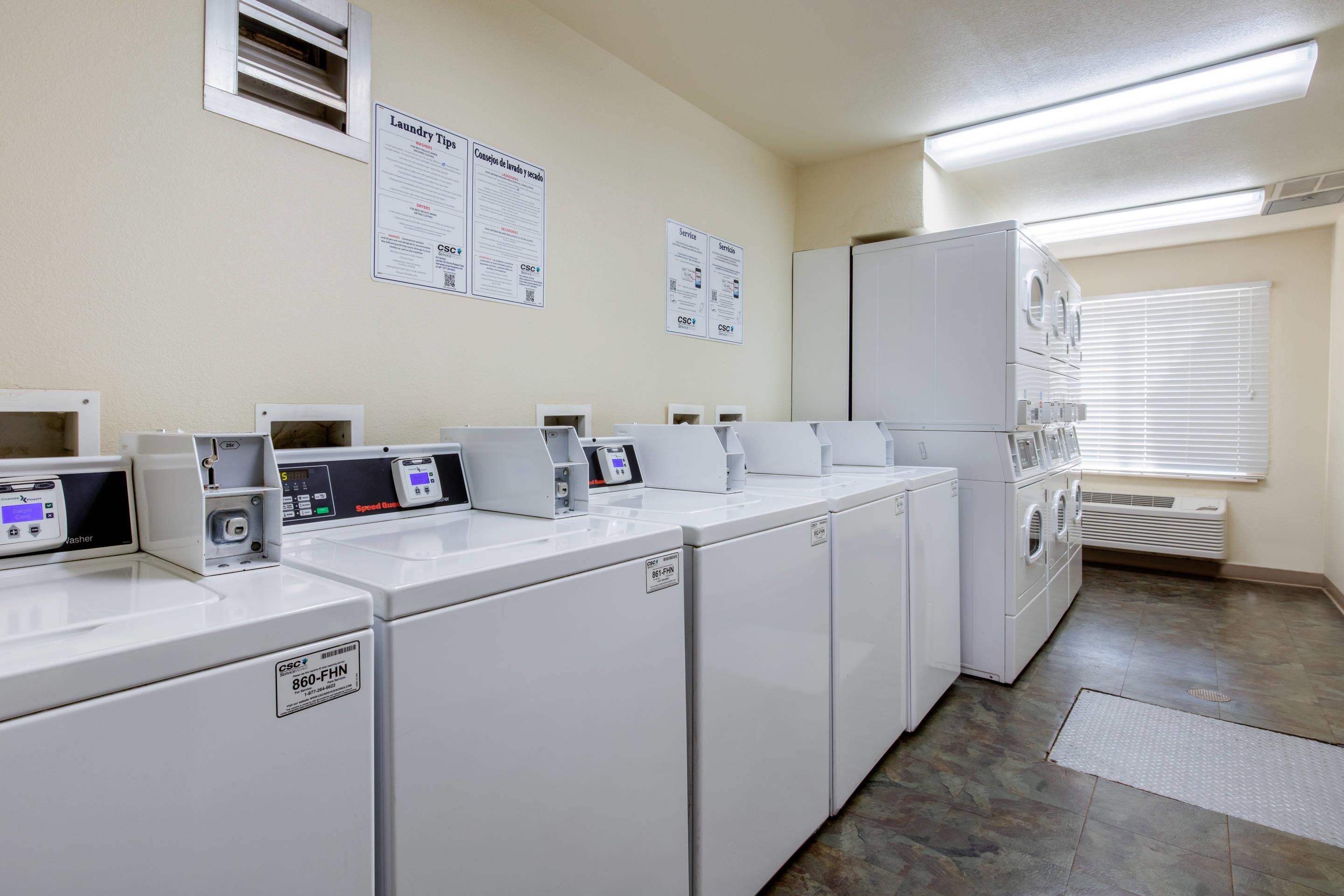 Guest laundry facilities