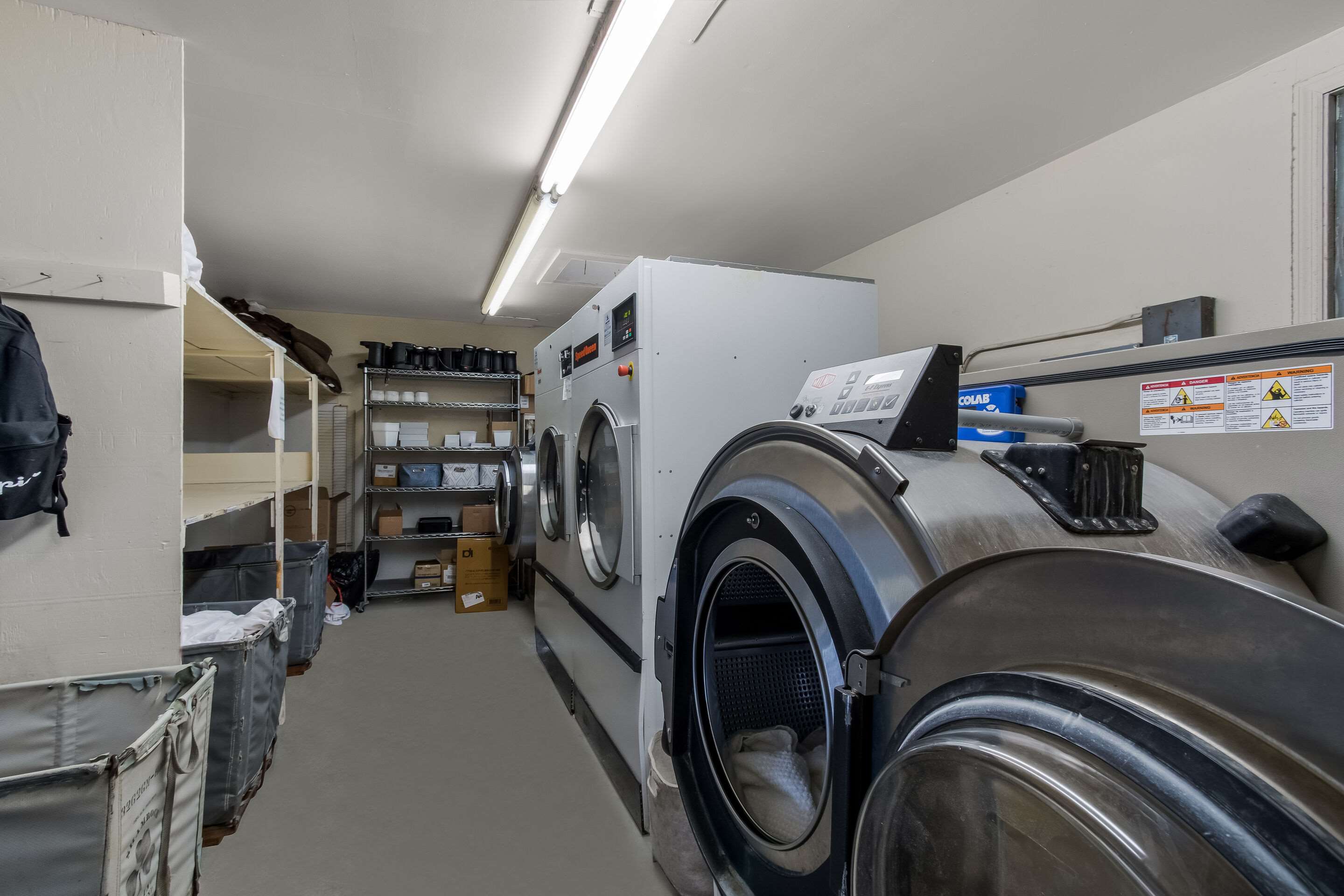 Guest laundry facilities