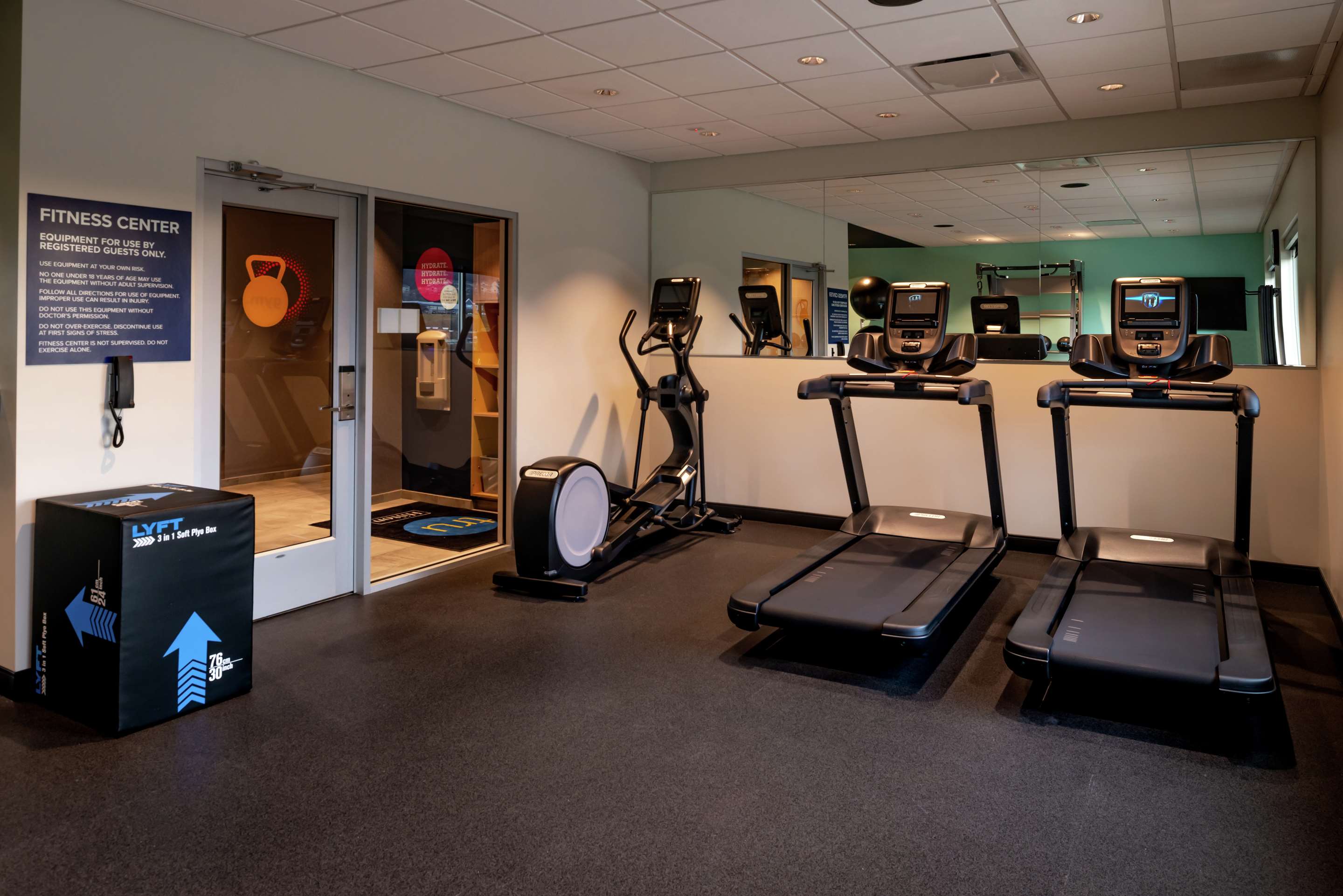 Health club fitness center gym