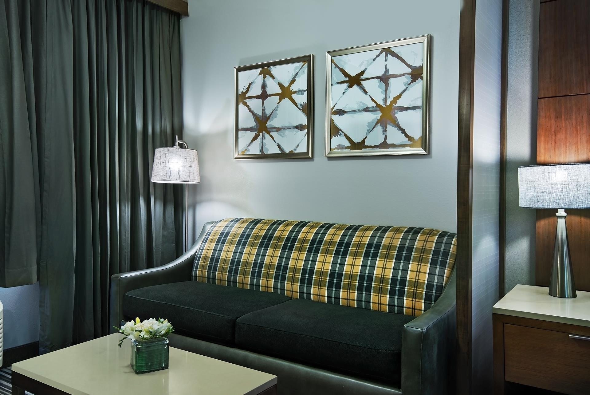 King Suite Sitting Area | Oxford Suites Downtown Spokane