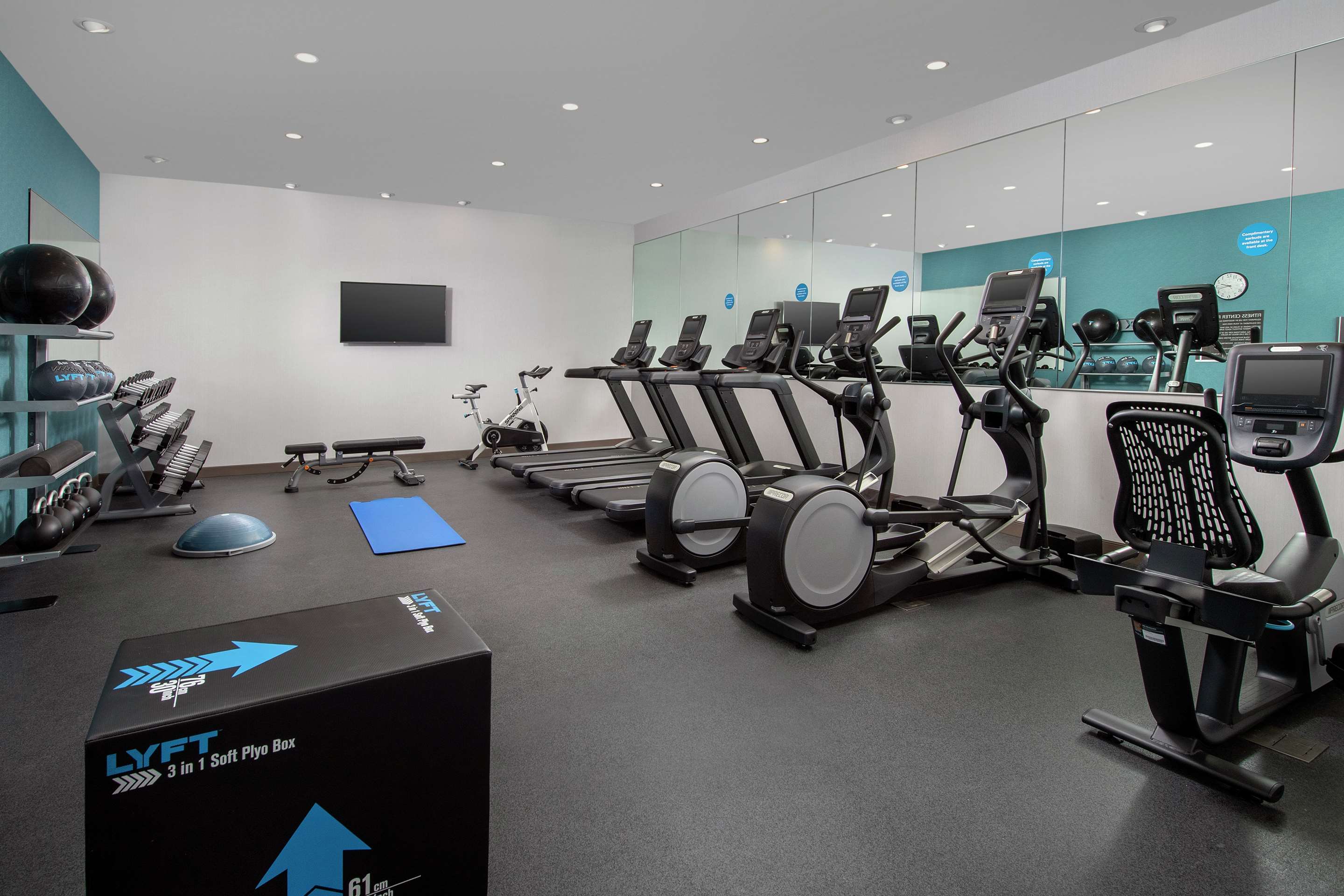 Health club fitness center gym | Home2 Suites by Hilton Nashville Downtown Convention Center