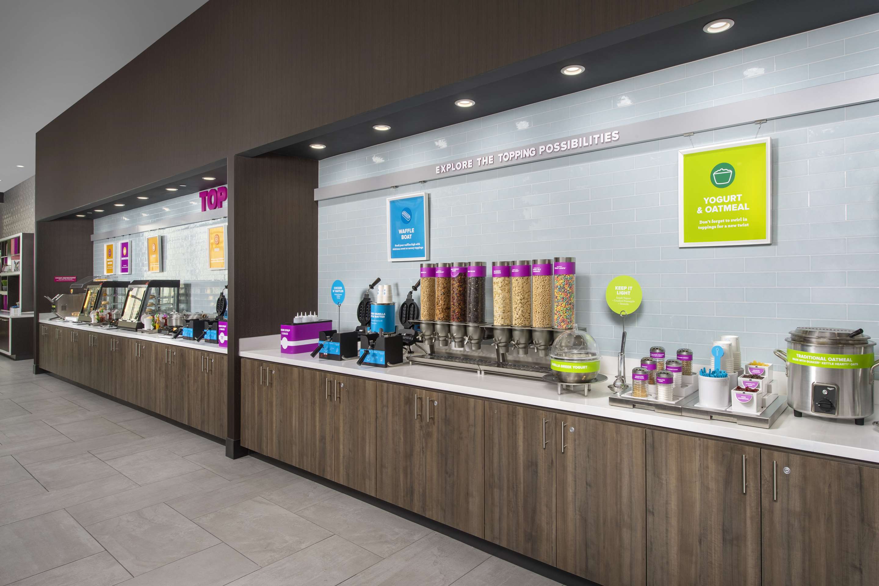 Breakfast Area | Home2 Suites by Hilton Nashville Downtown Convention Center