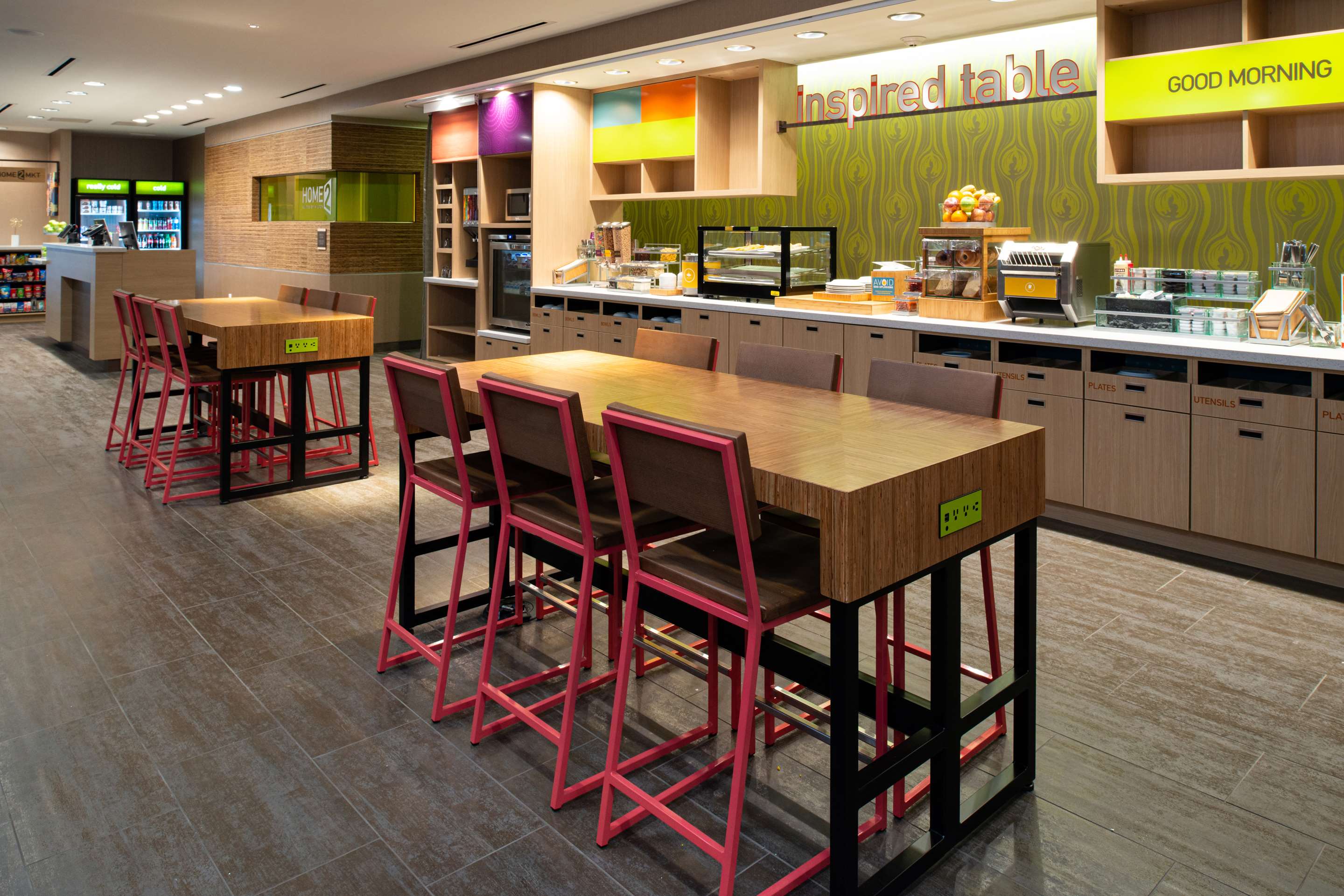 Breakfast Area | Home2 Suites by Hilton Charlotte Mooresville