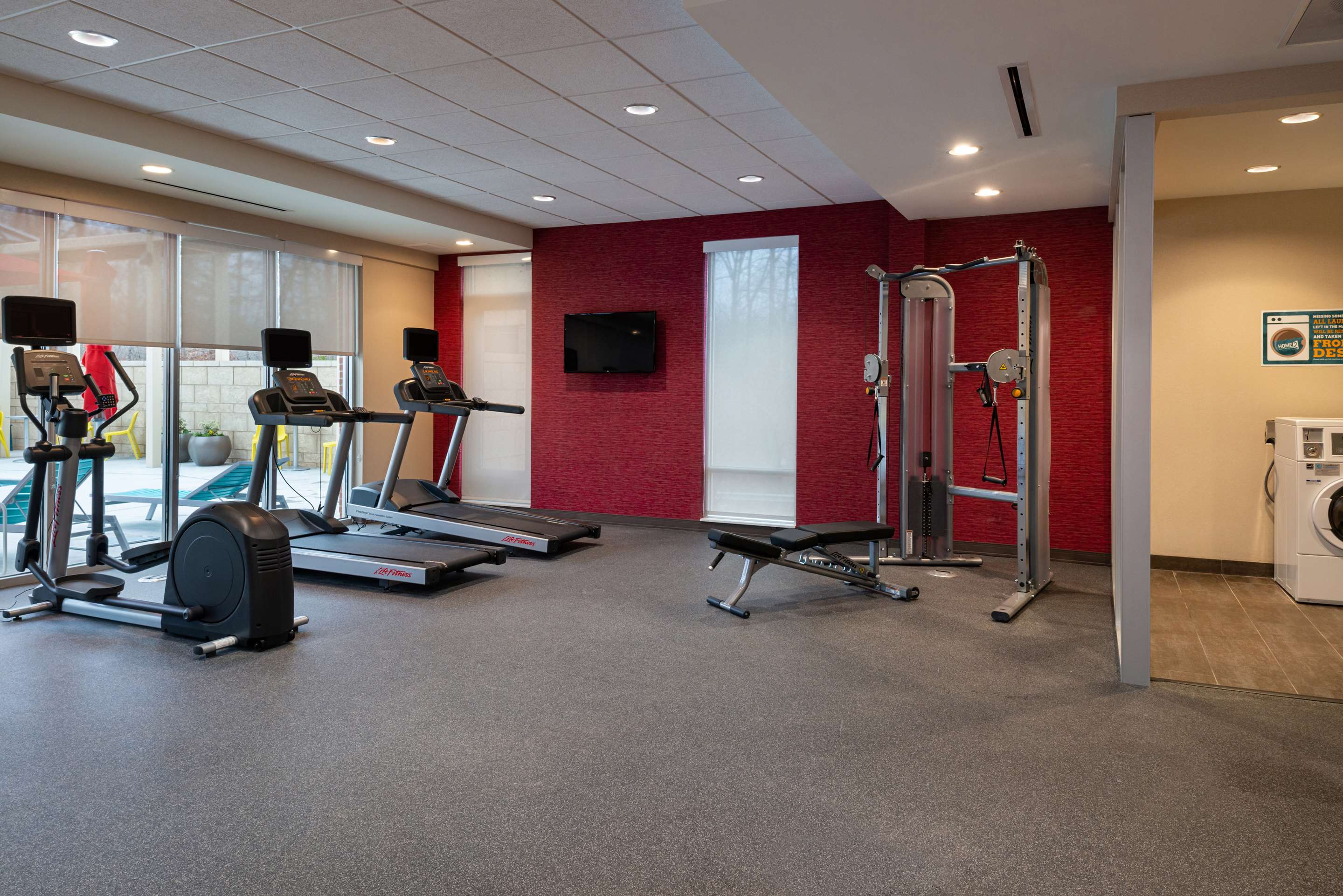 Health club fitness center gym | Home2 Suites by Hilton Charlotte Mooresville