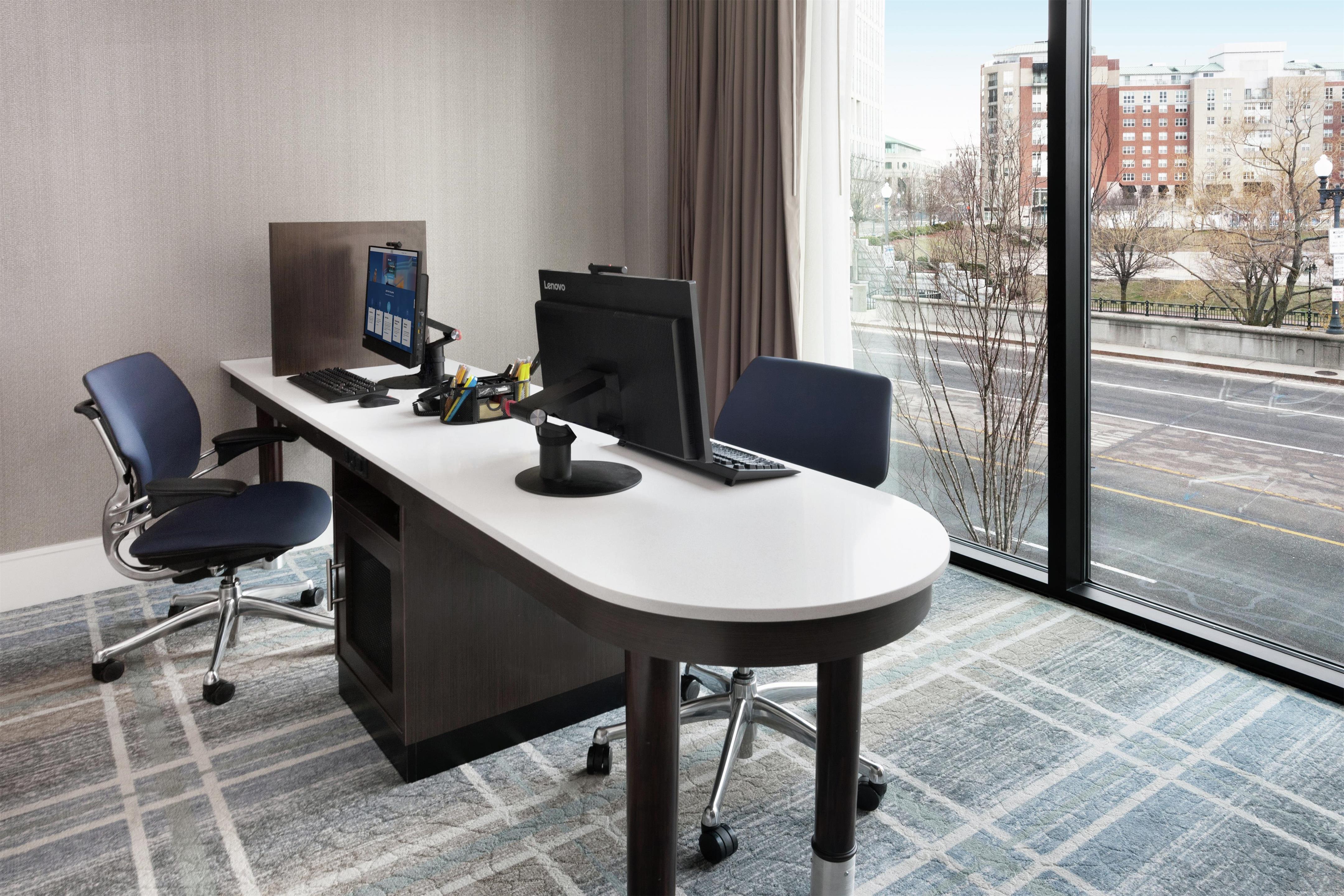 Business Center | Homewood Suites by Hilton Providence Downtown