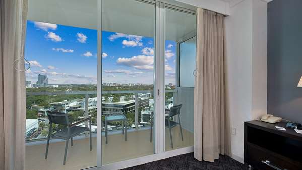 Accessible - 1 King, Mobility Accessible, Roll In Shower, City View, Balcony, Kitchenette, Non-Smoking