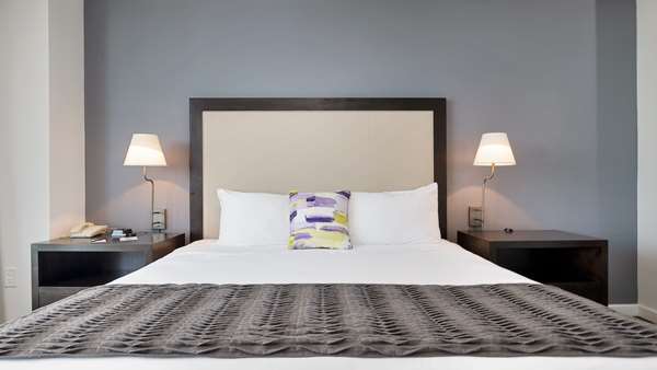 Accessible - 1 King, Mobility Accessible, Roll In Shower, City View, Balcony, Kitchenette, Non-Smoking