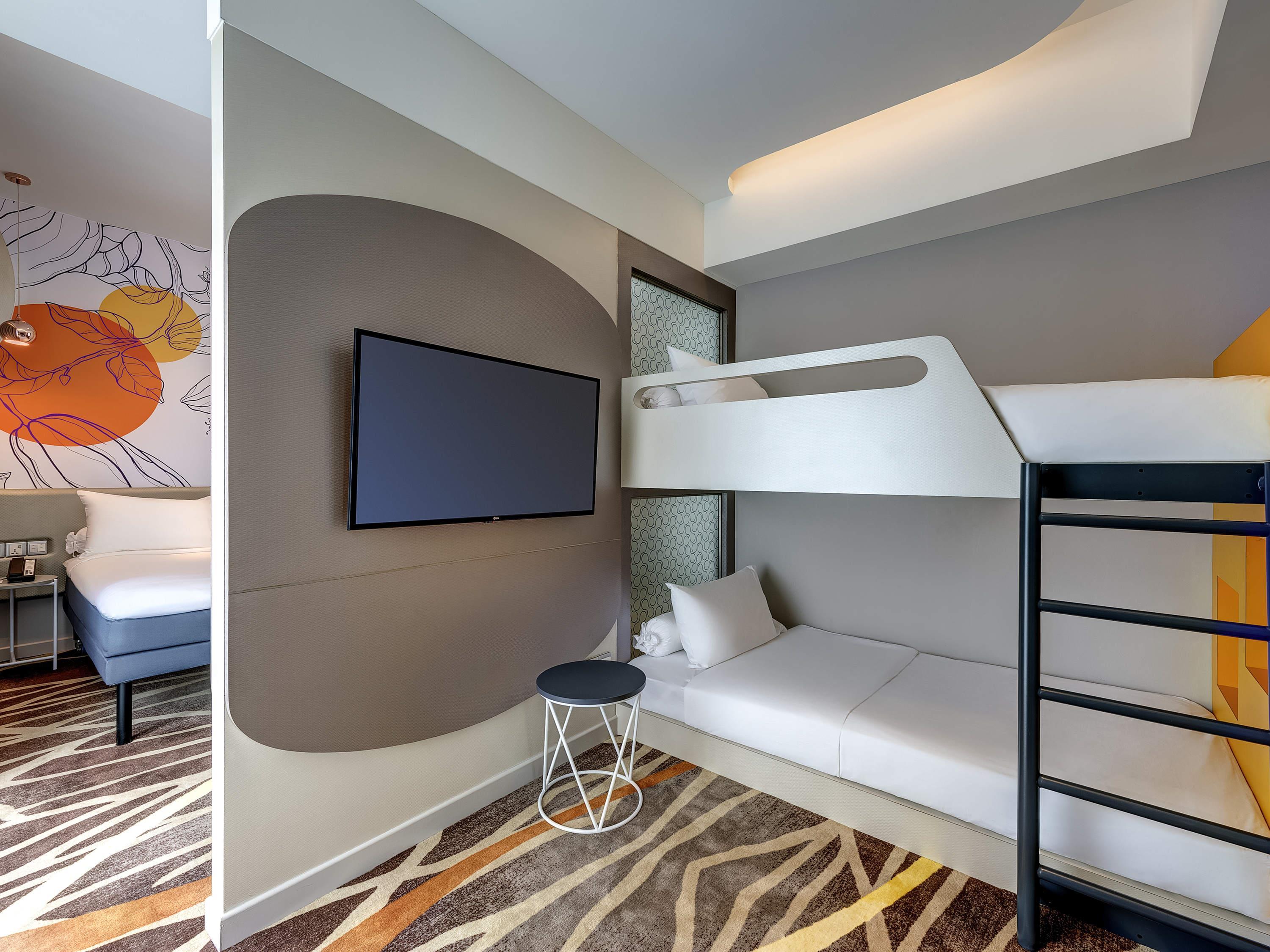 Ibis Styles Johor Iskandar Puteri Room Type - Family Room with Queen Bed and Bunk Bed