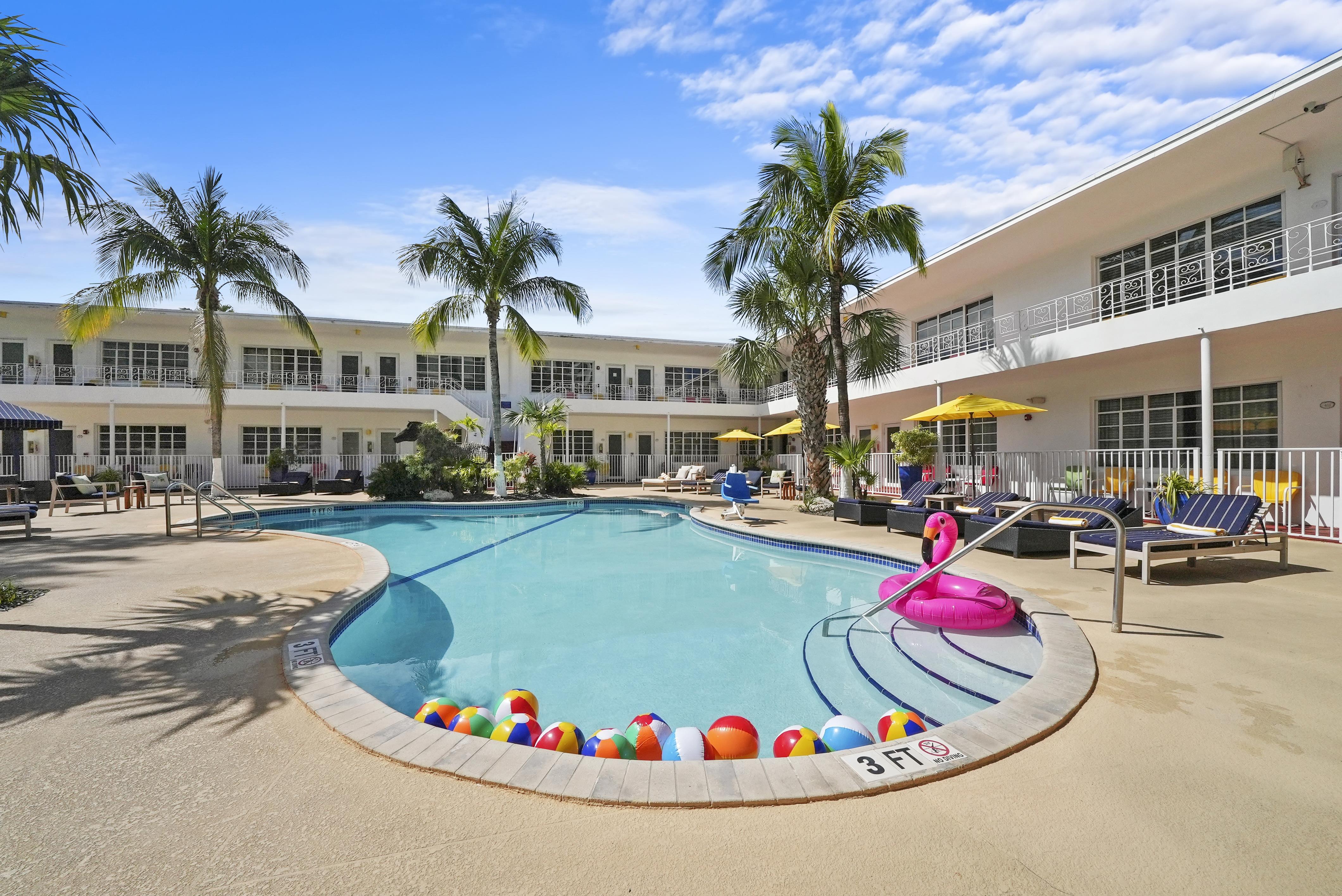 Tradewinds Hotel Pool Area