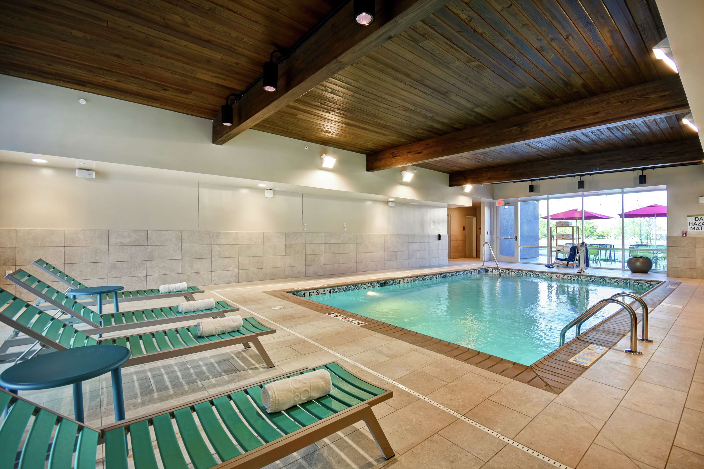 Pool | Home2 Suites by Hilton Terre Haute