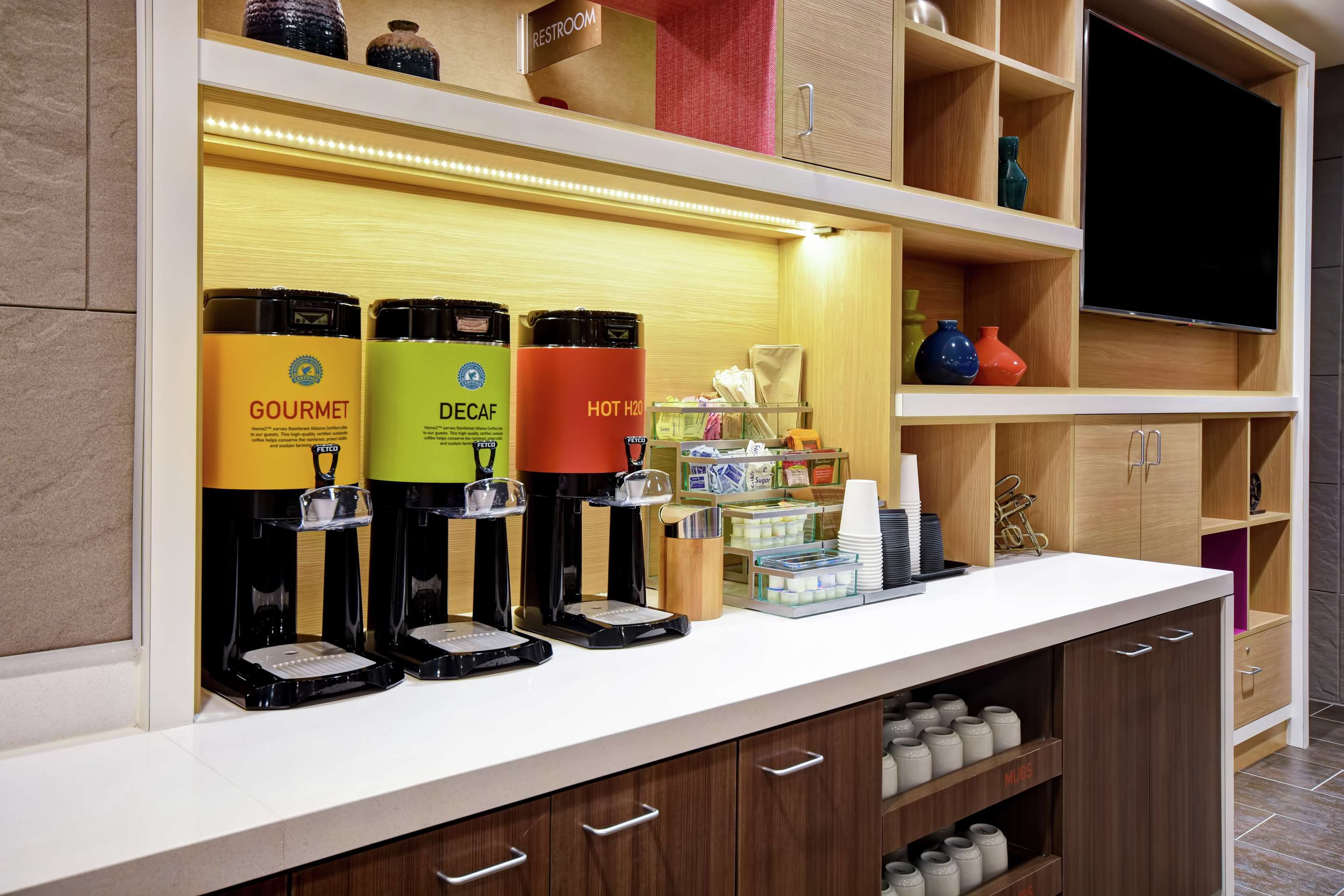 Breakfast Area | Home2 Suites by Hilton Terre Haute
