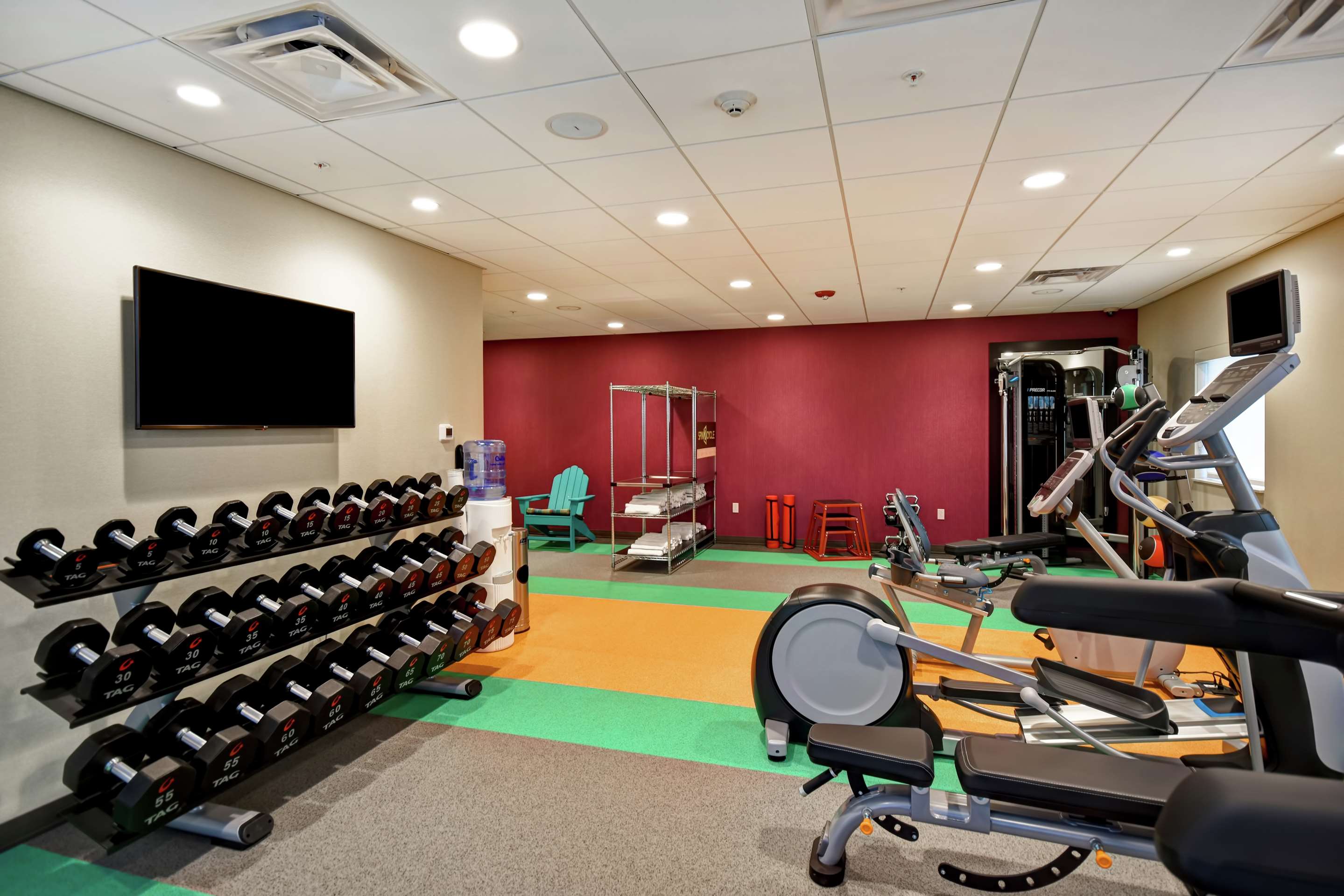 Health club fitness center gym | Home2 Suites by Hilton Terre Haute