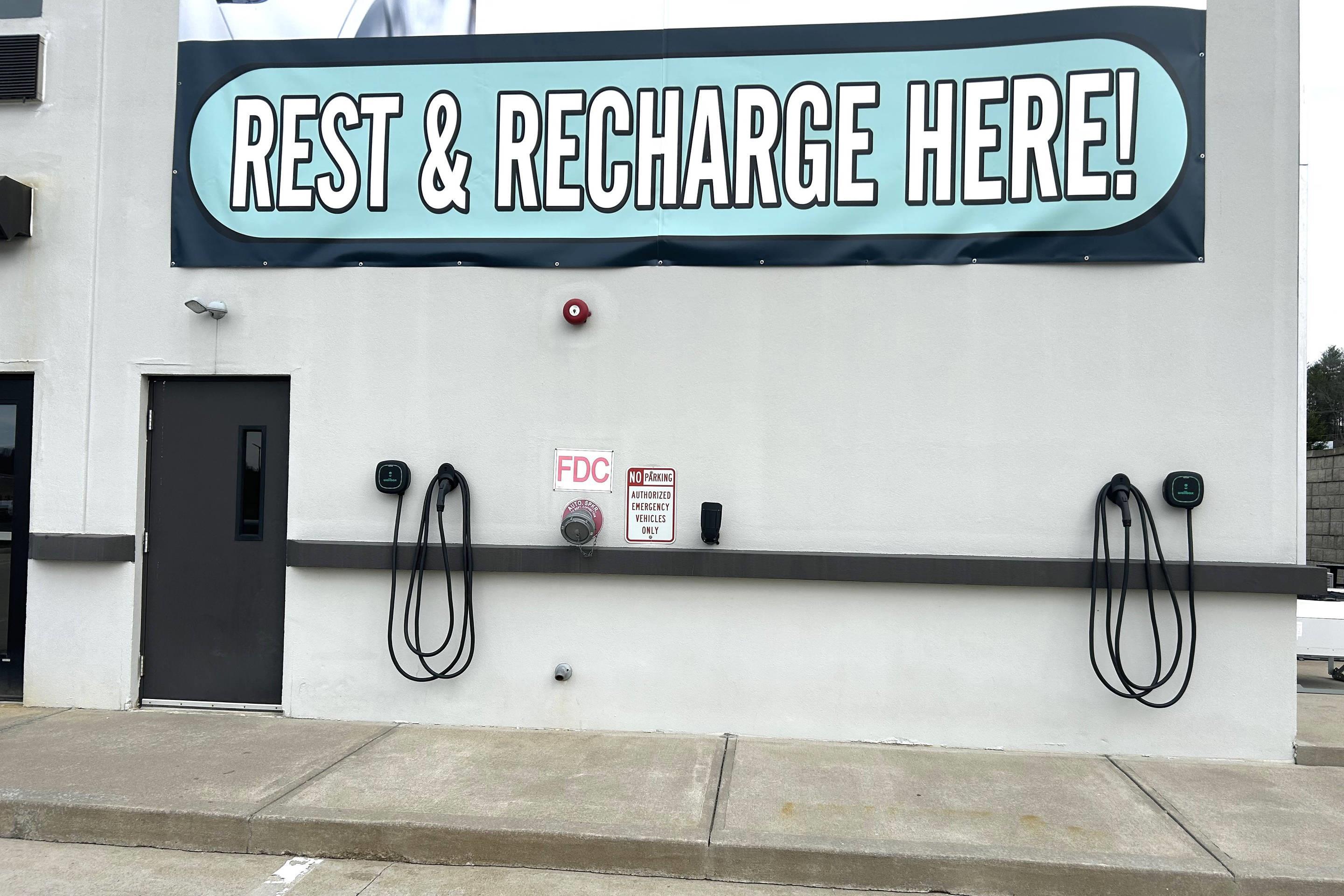 Electric vehicle charging station | MainStay Suites Logan Ohio-Hocking Hills