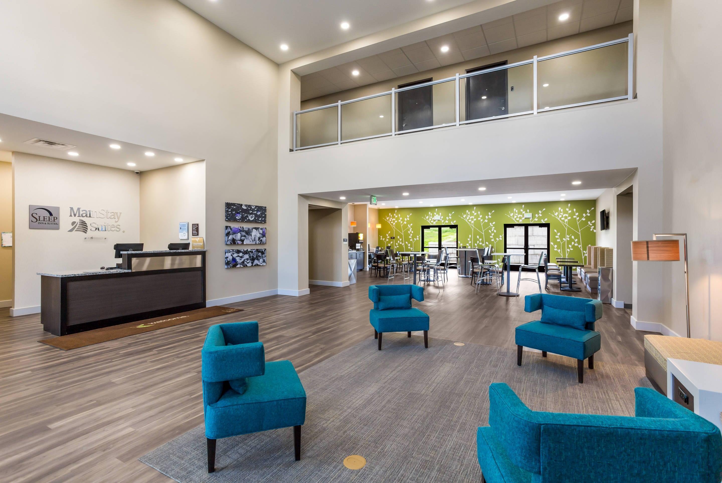 Hotel lobby | MainStay Suites Logan Ohio-Hocking Hills