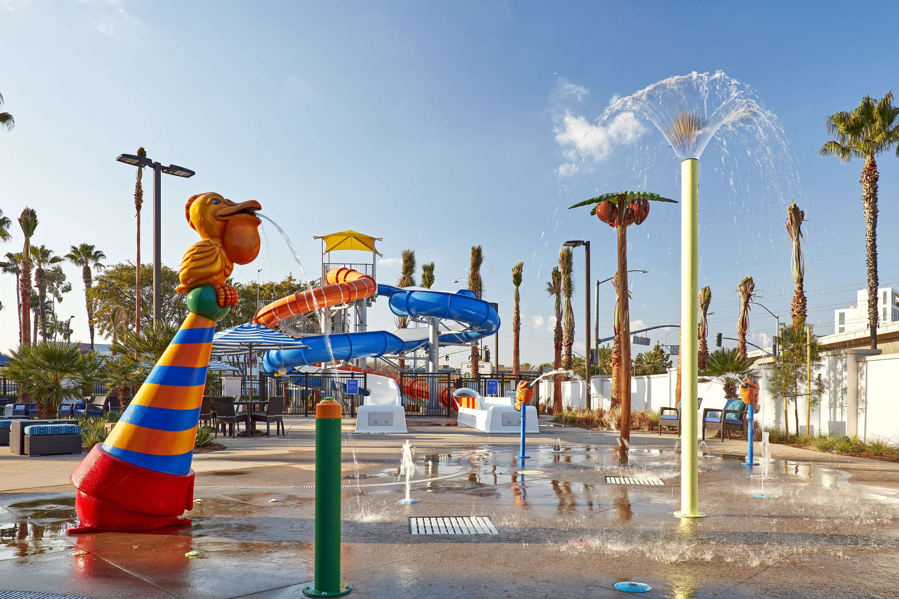 Waterpark splash zone | Cambria Hotel Anaheim Resort Area