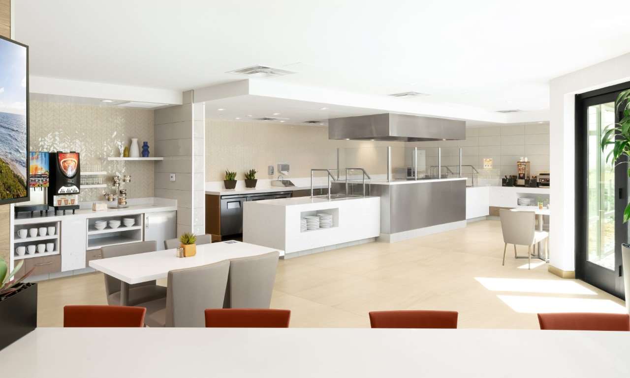 Breakfast Buffet Area