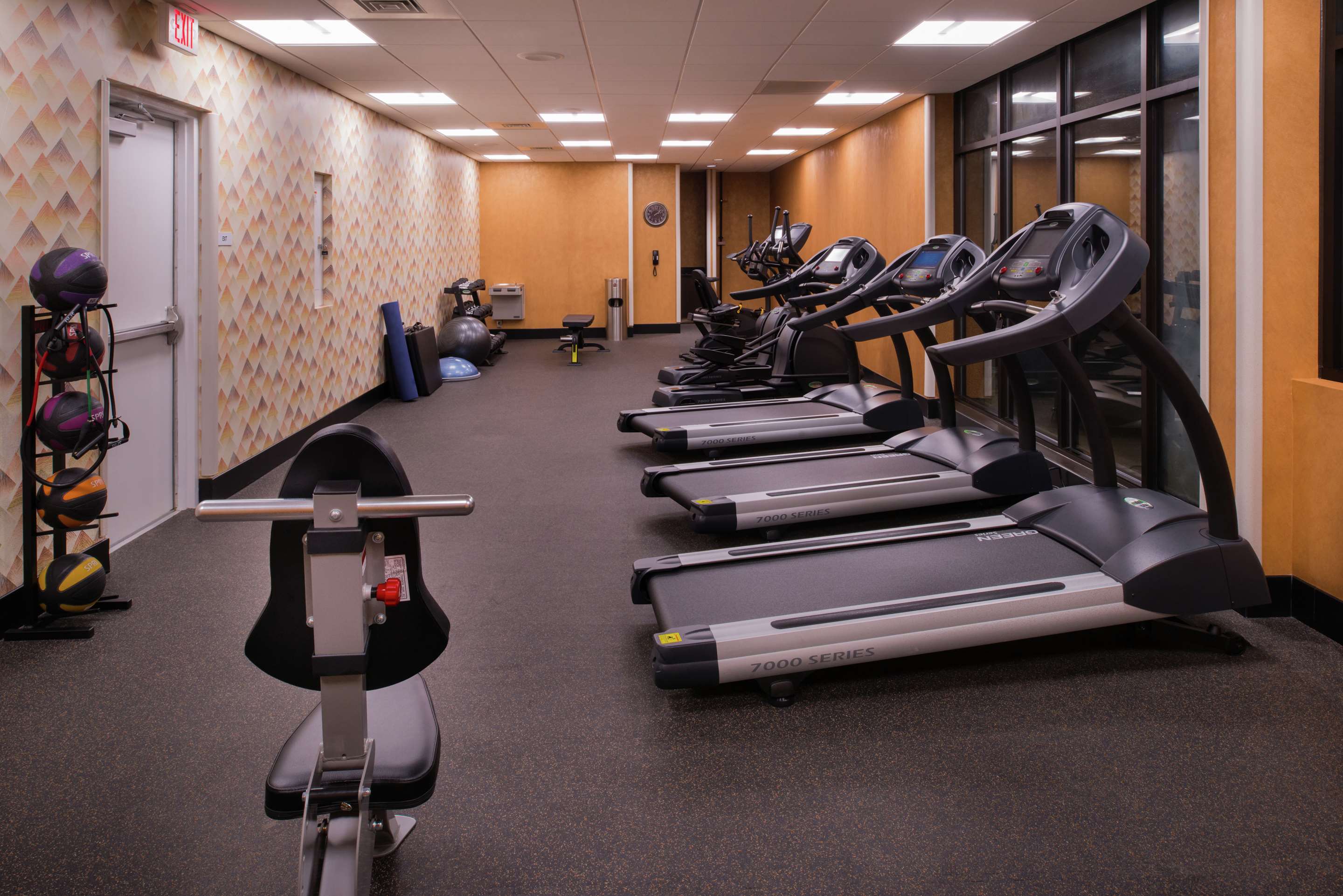 Health club fitness center gym | DoubleTree by Hilton Raleigh Crabtree Valley