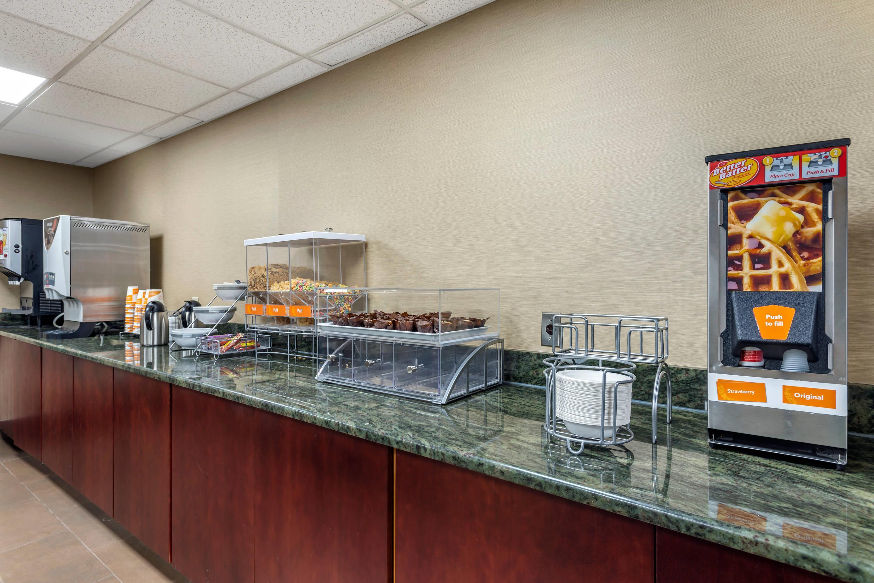Assorted breakfast items | Comfort Inn & Suites Glen Mills - Concordville