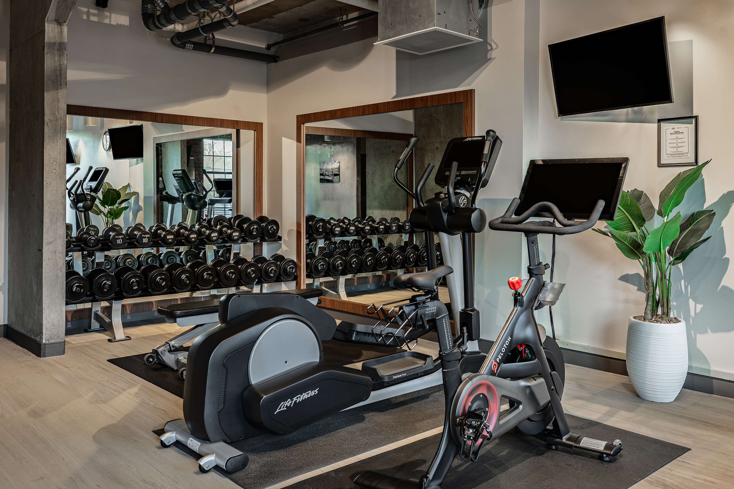 Health club fitness center gym | NYLO Providence Warwick Hotel, Tapestry Collection by Hilton