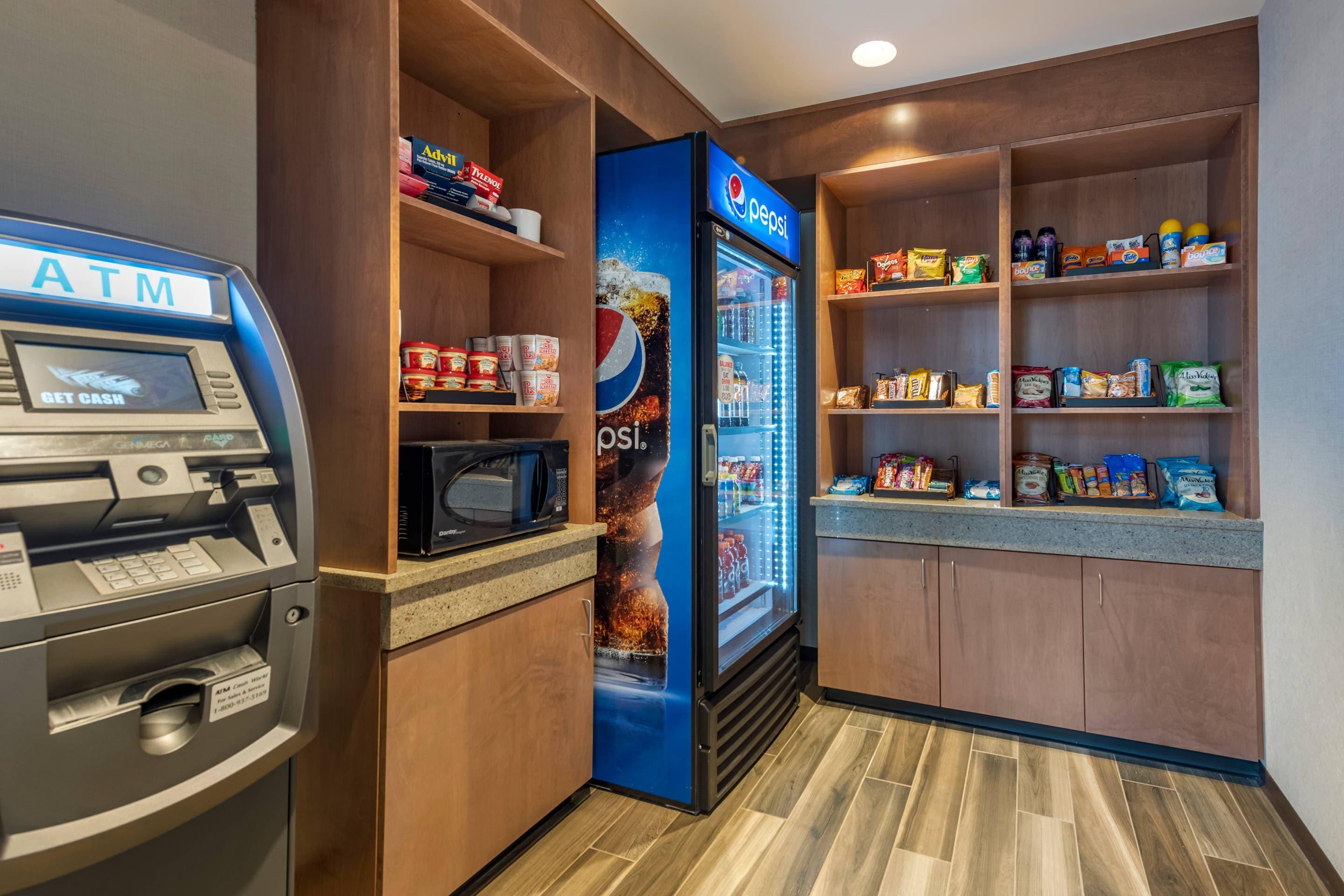 Hotel vending area