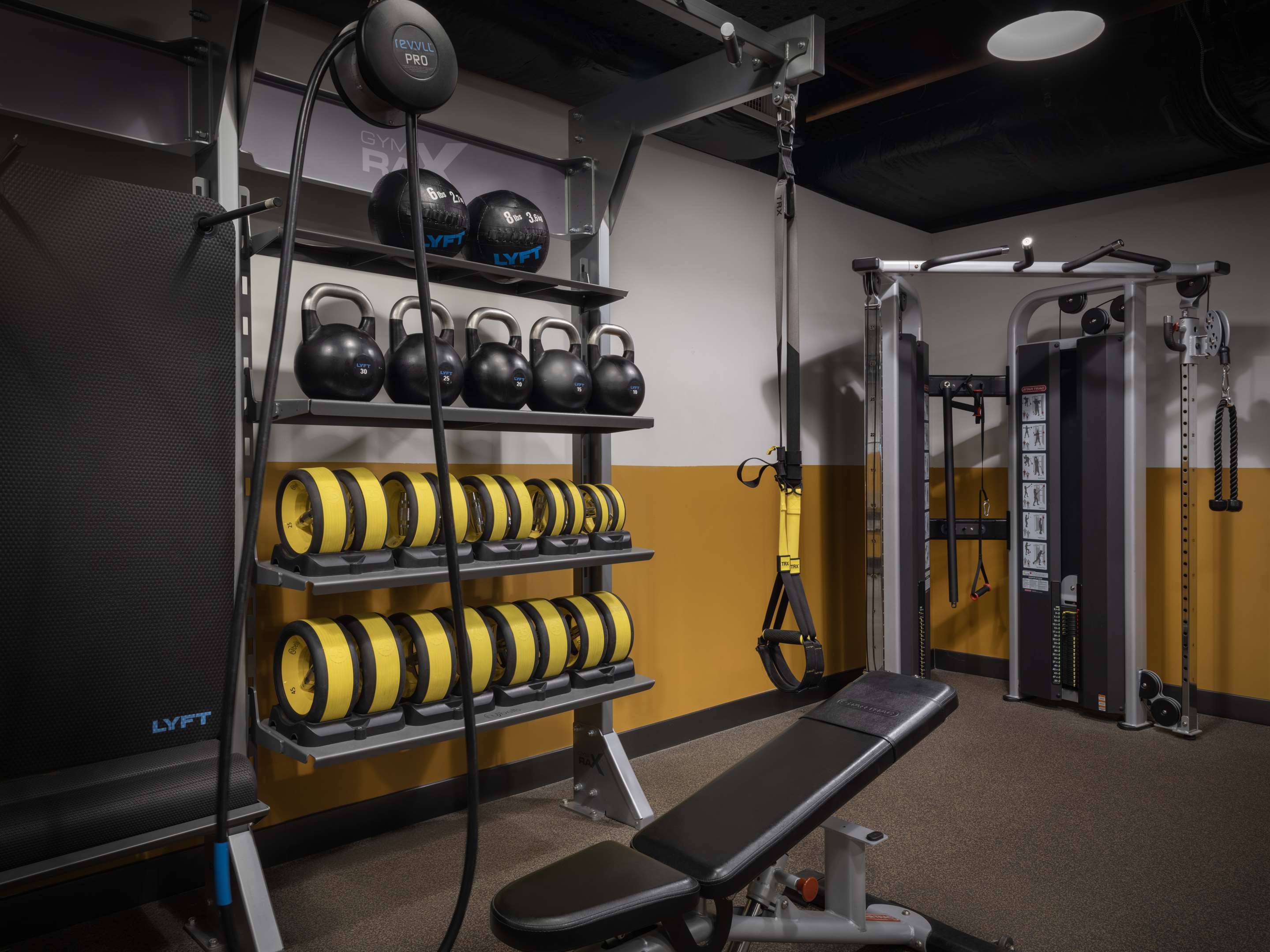 Health club fitness center gym