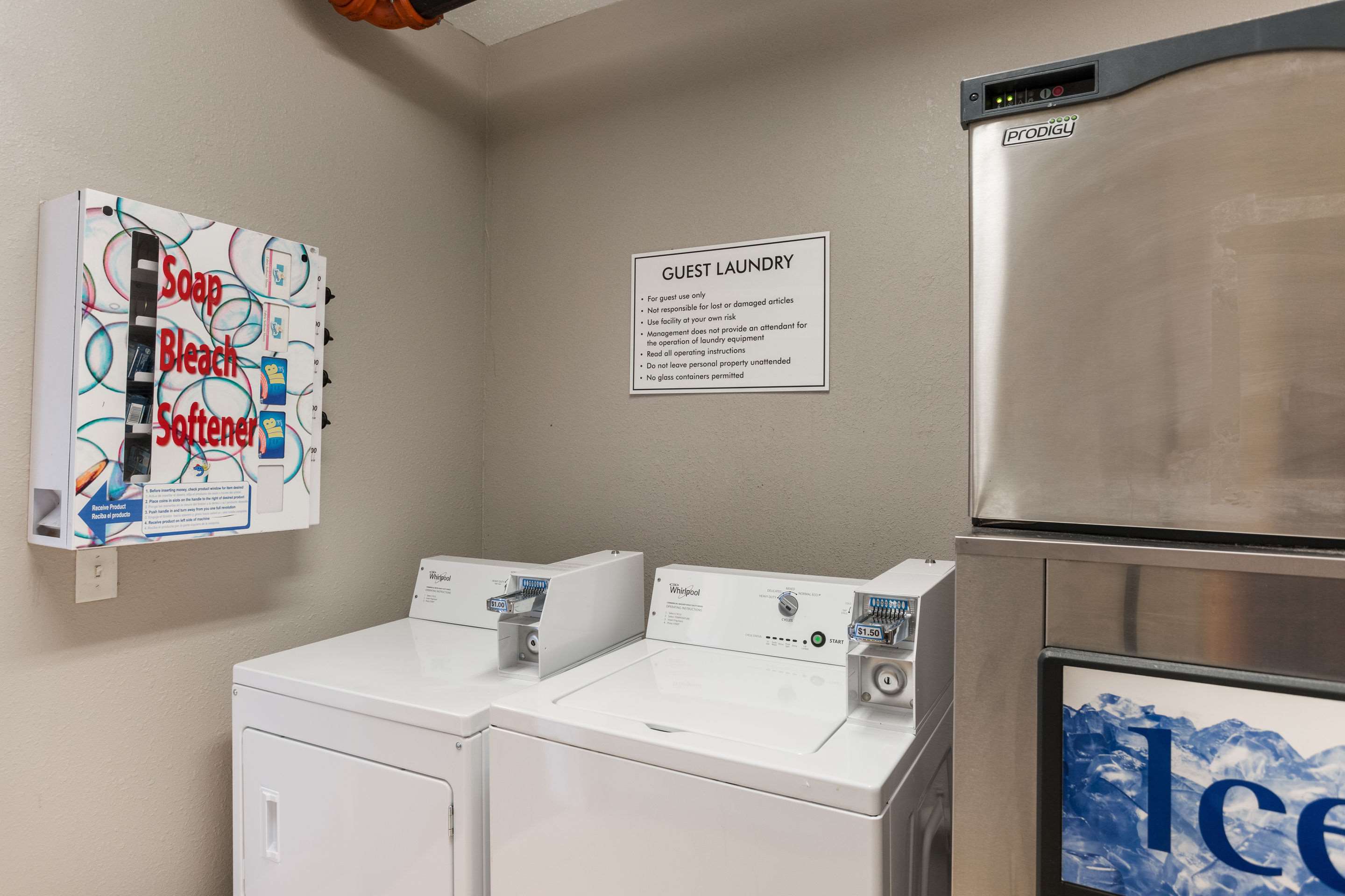Guest laundry facilities