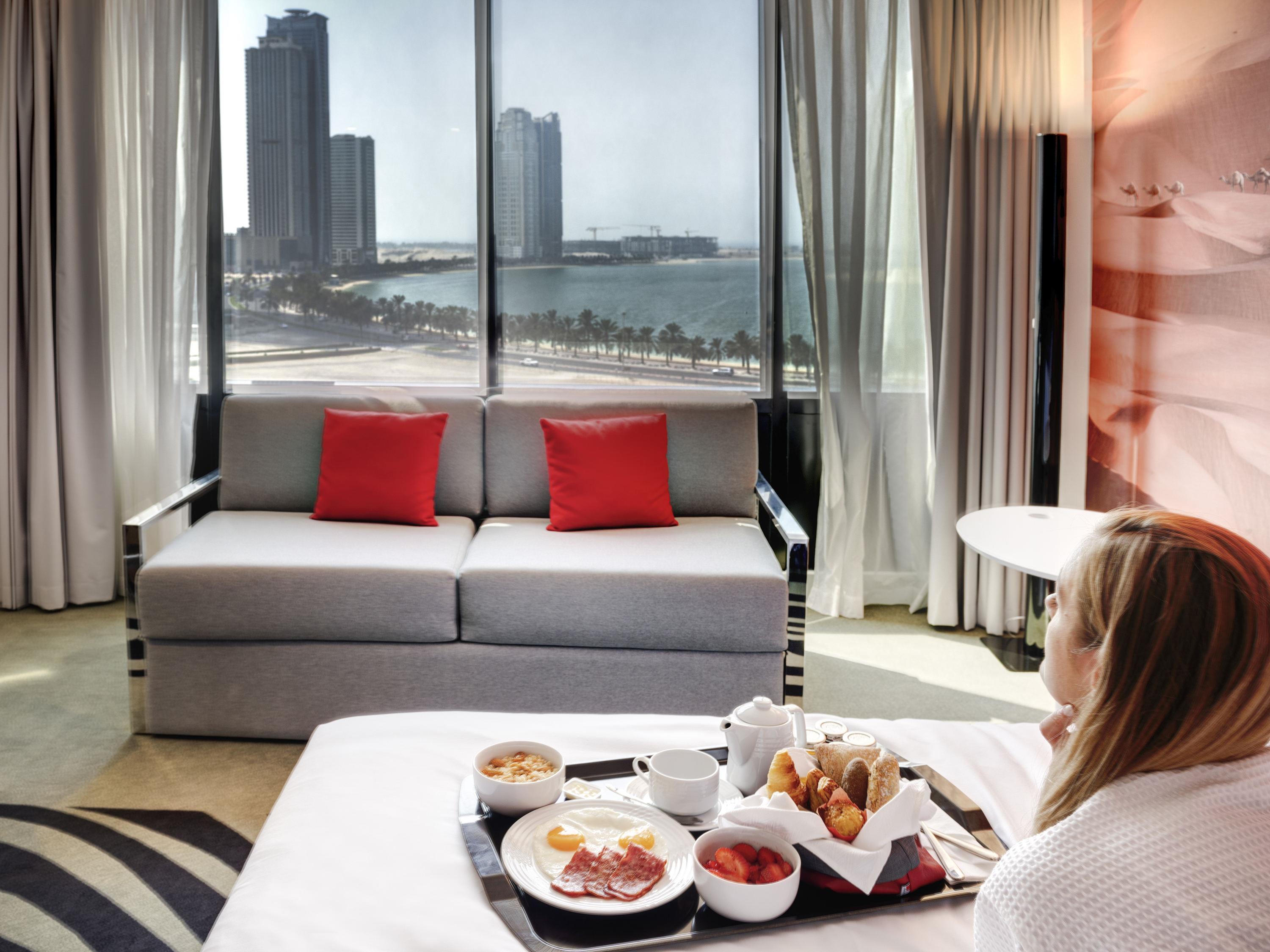 Novotel Sharjah Expo Centre Room Type - SUPERIOR FAMILY ROOM LAGOON VIEW