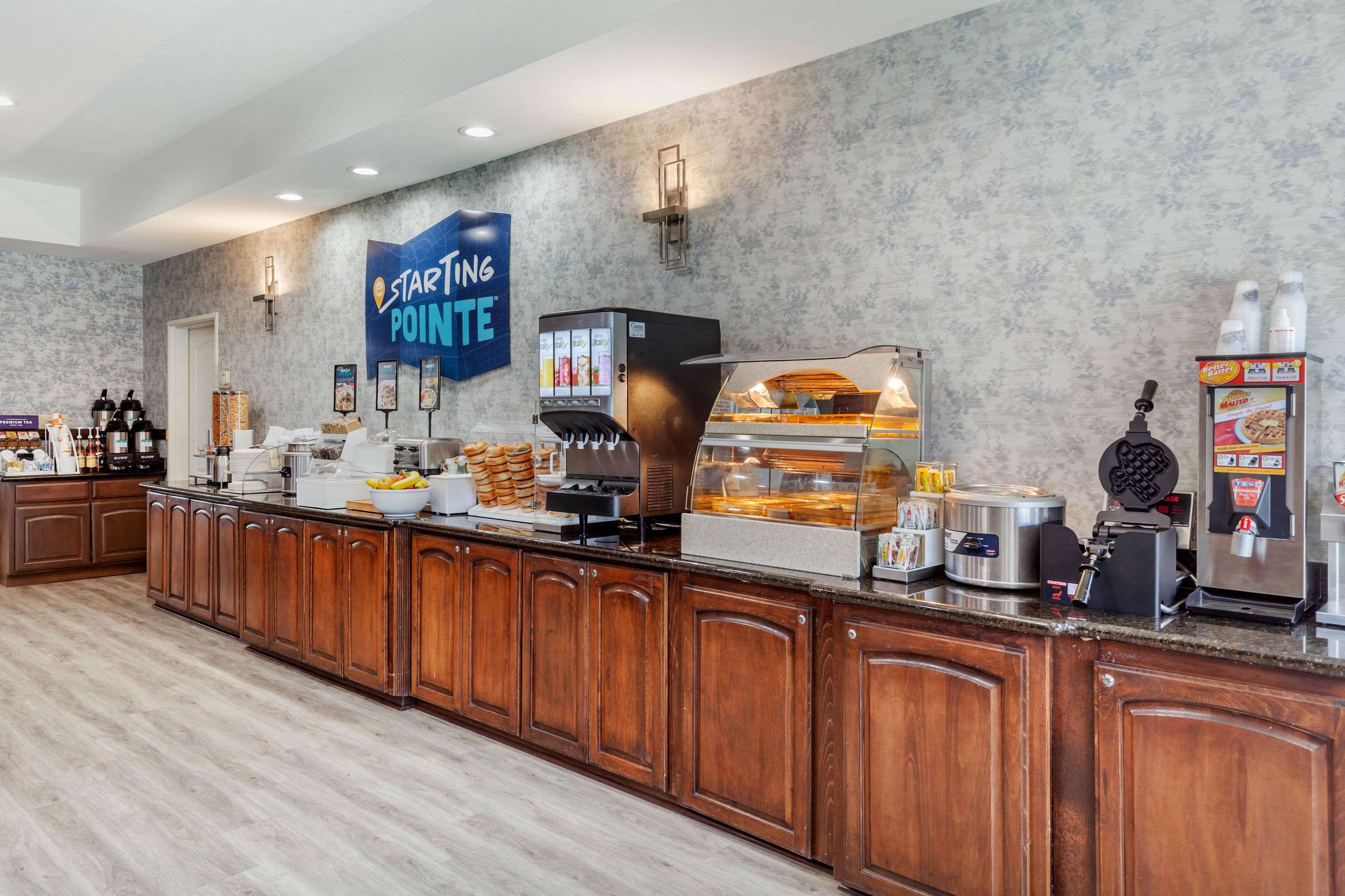 Assorted breakfast items | Clarion Pointe Sulphur Springs