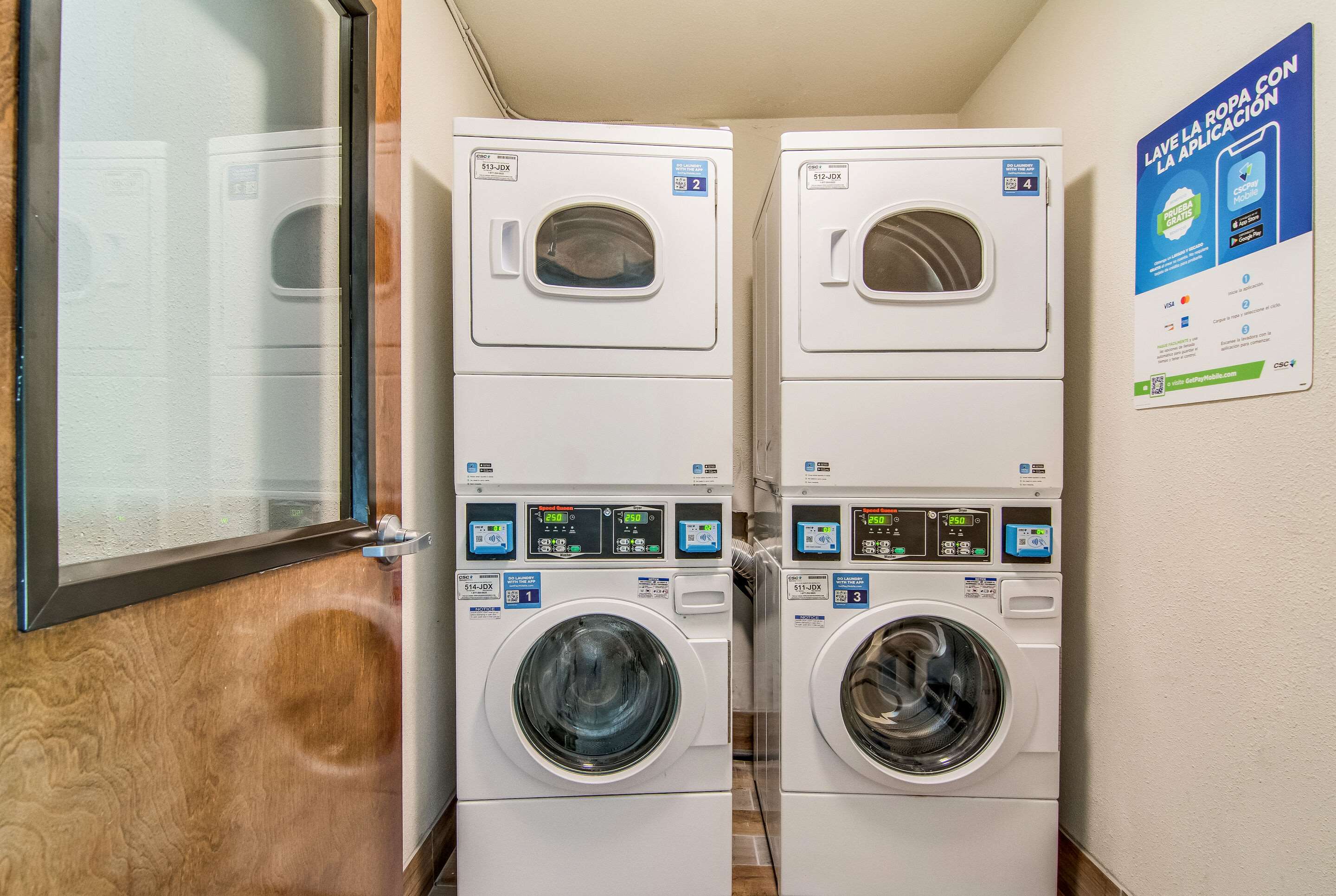 Guest laundry facilities