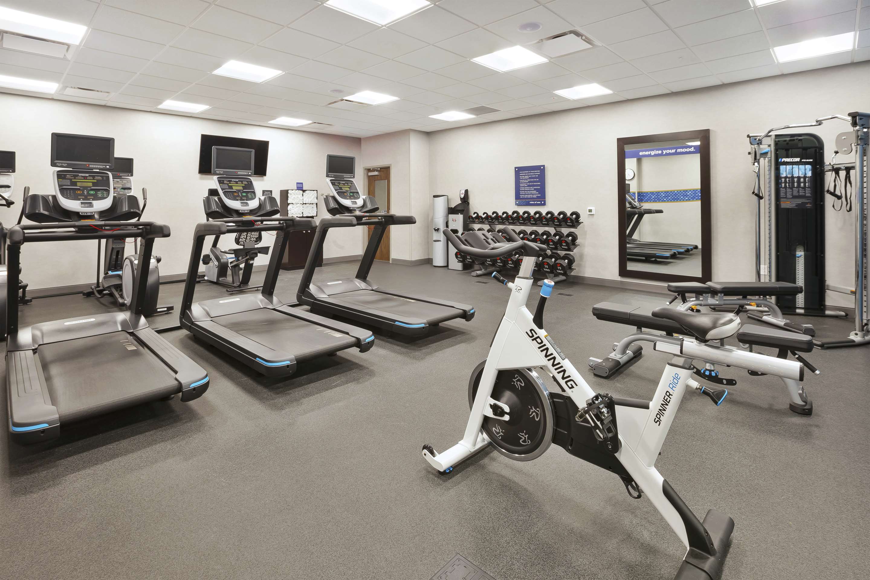 Health club fitness center gym | Hampton Inn & Suites Grandville Grand Rapids South