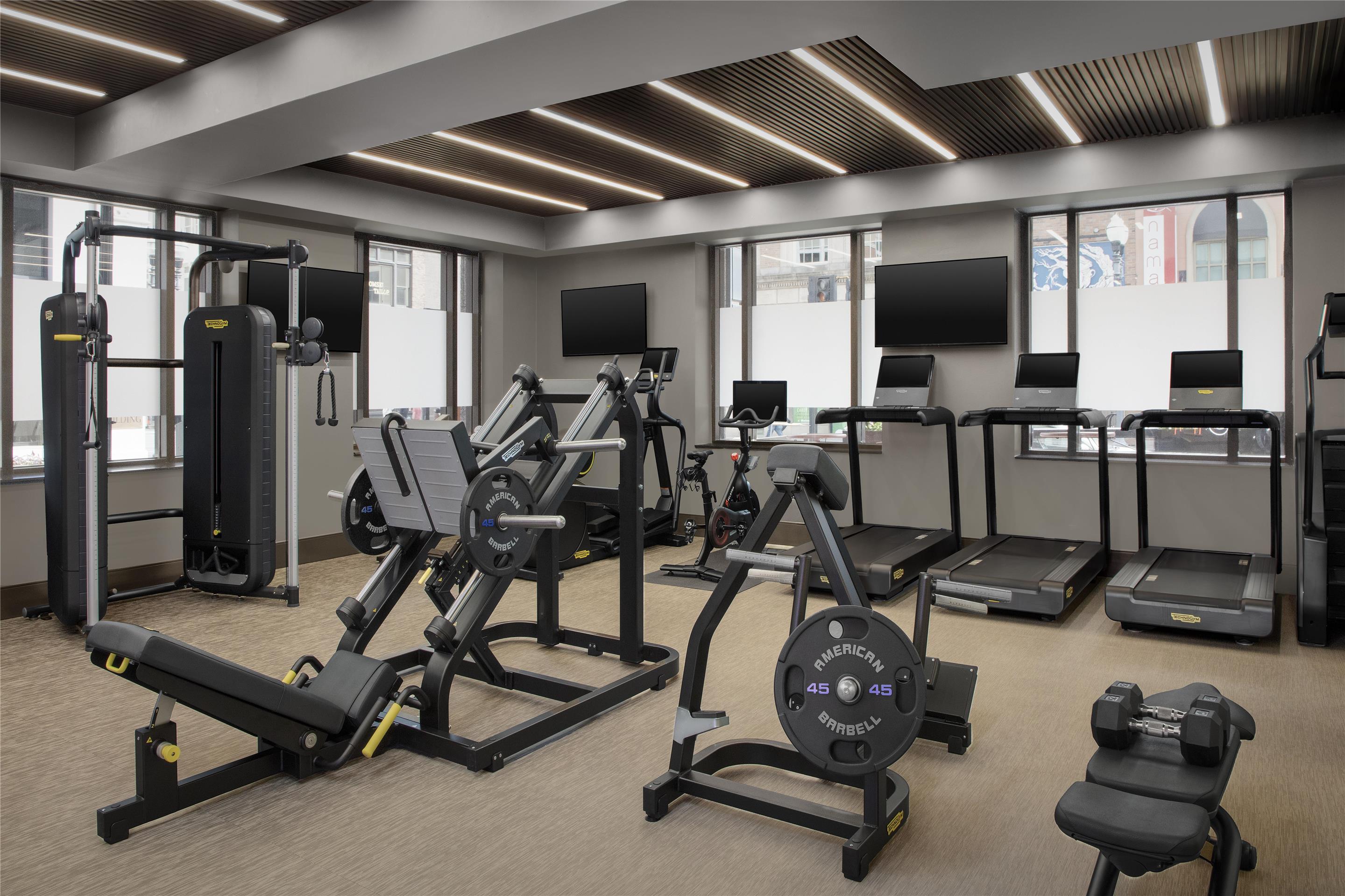 Health club fitness center gym | Embassy Suites by Hilton Knoxville Downtown