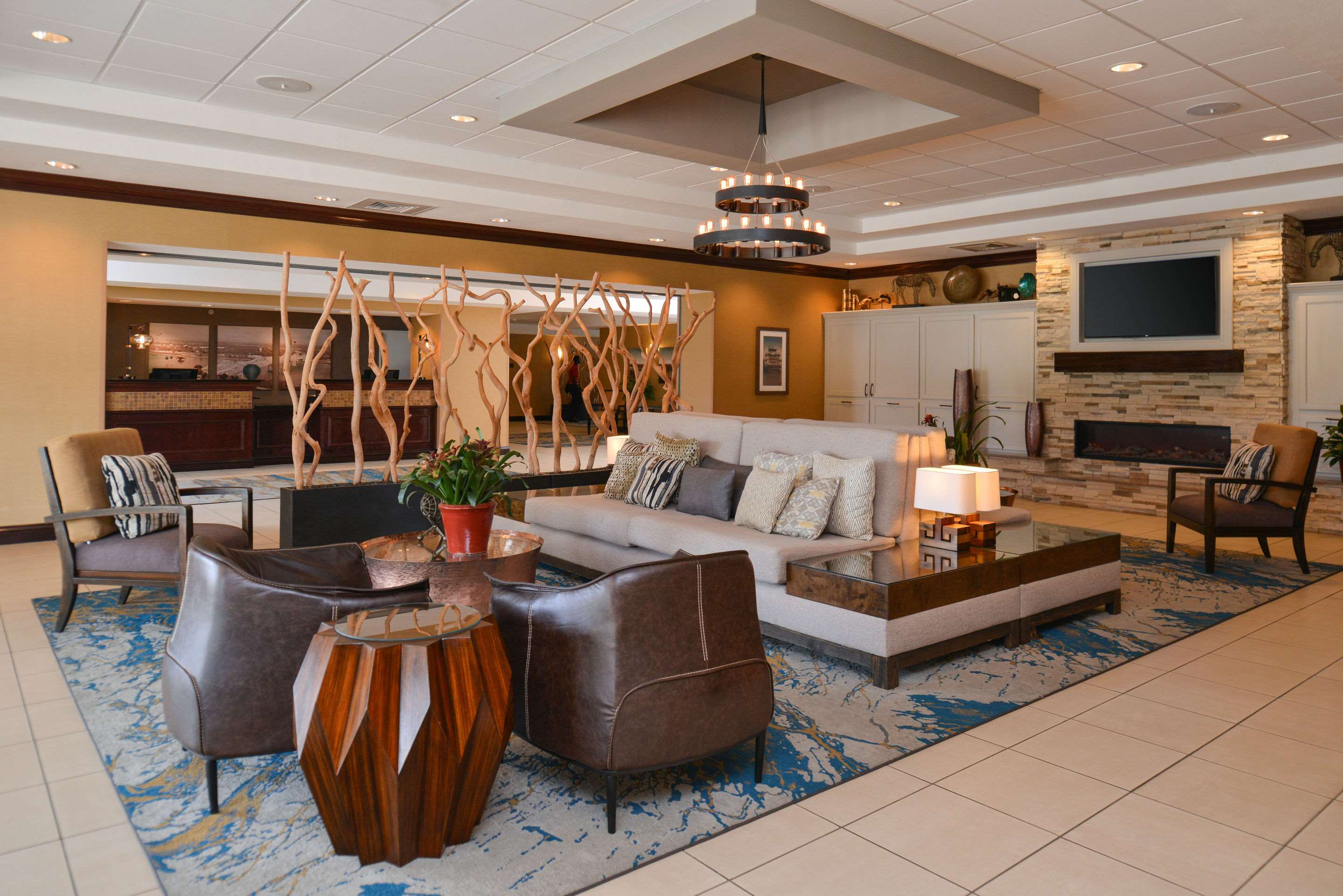 Hotel lobby