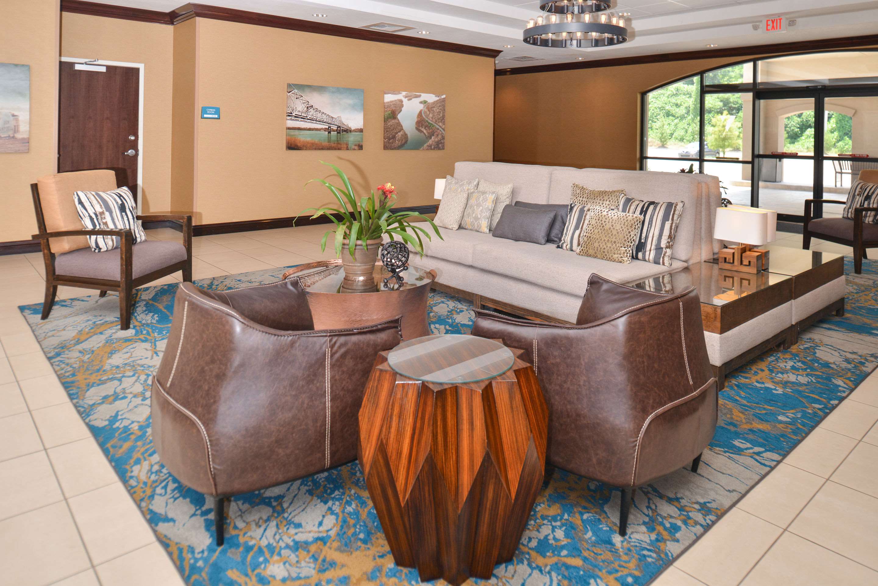 Hotel lobby