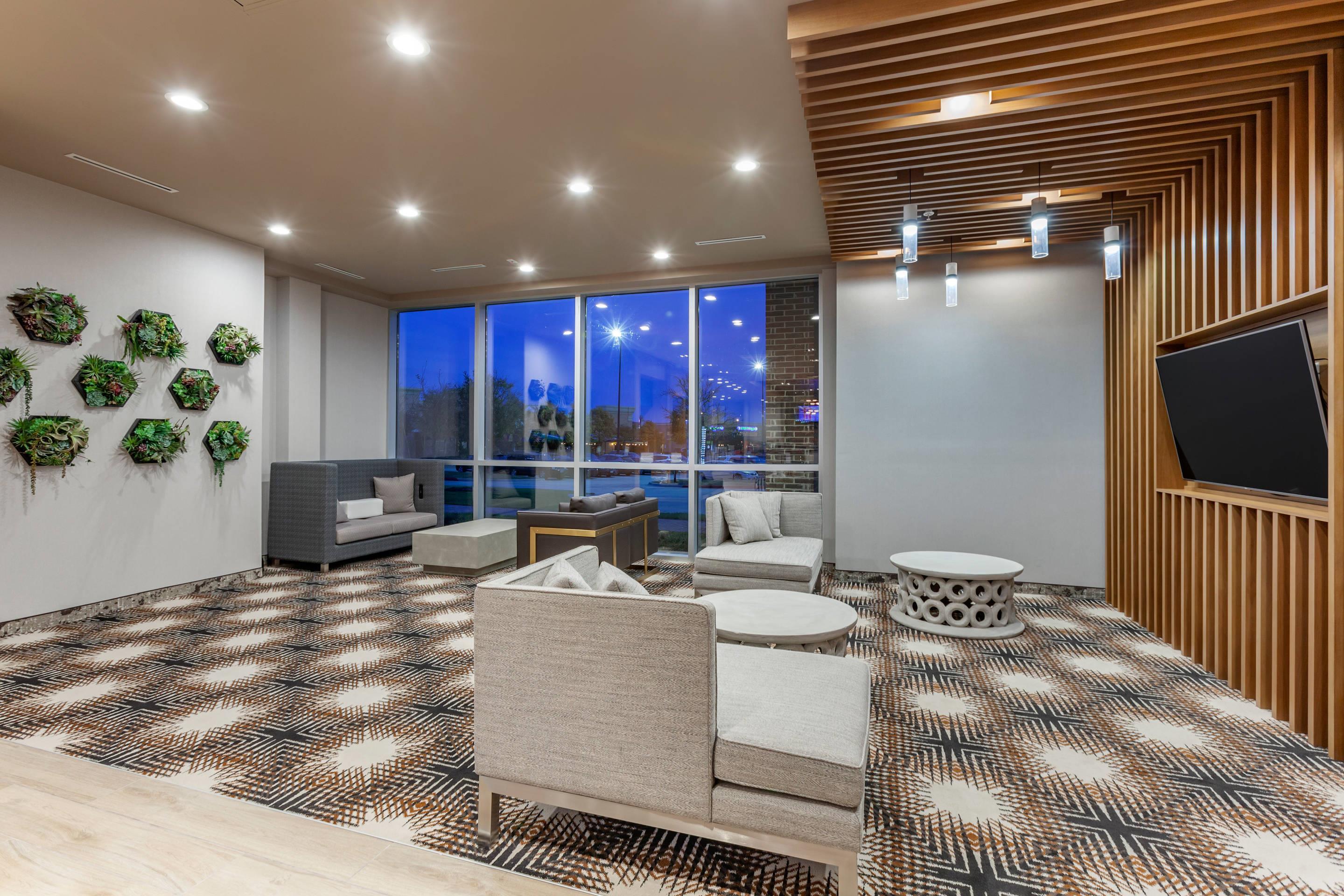 Lobby with sitting area | Cambria Hotel Richardson - Dallas