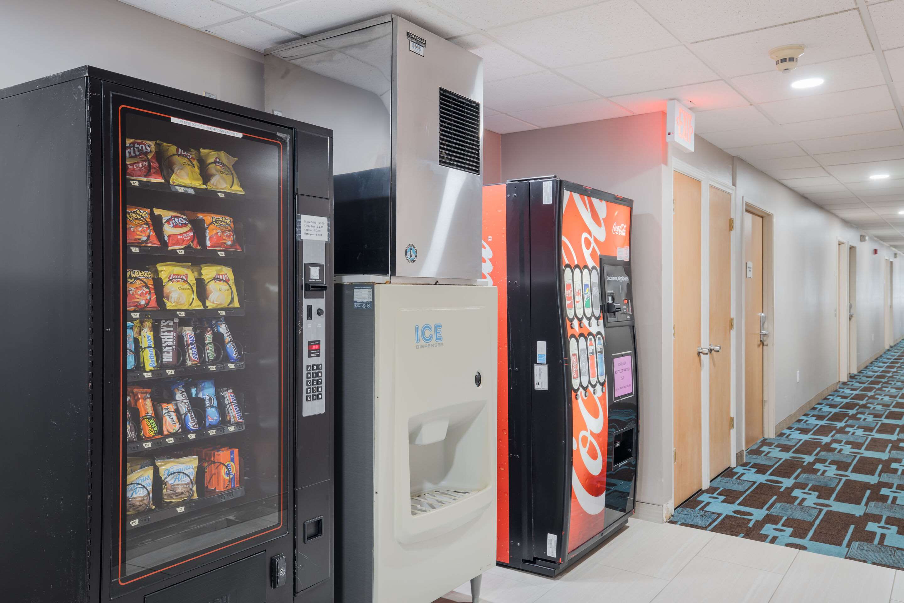 Hotel vending area