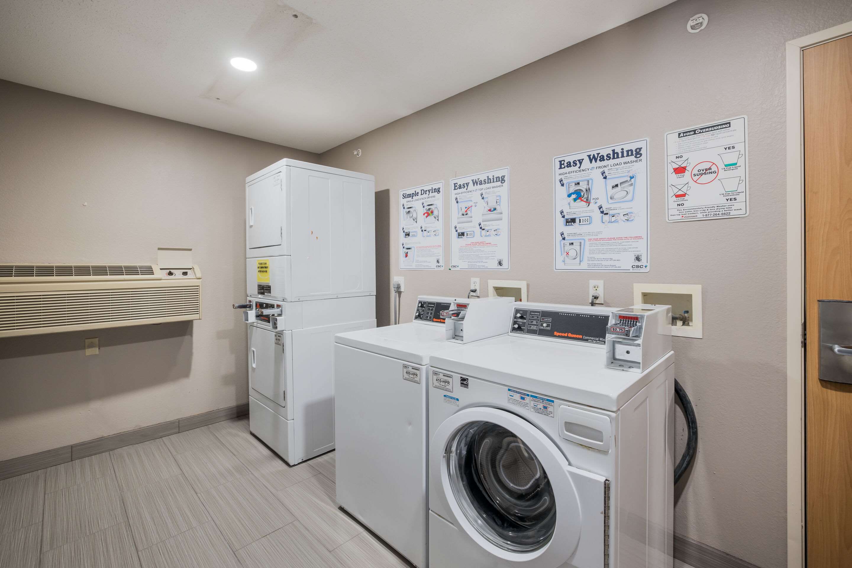 Guest laundry facilities
