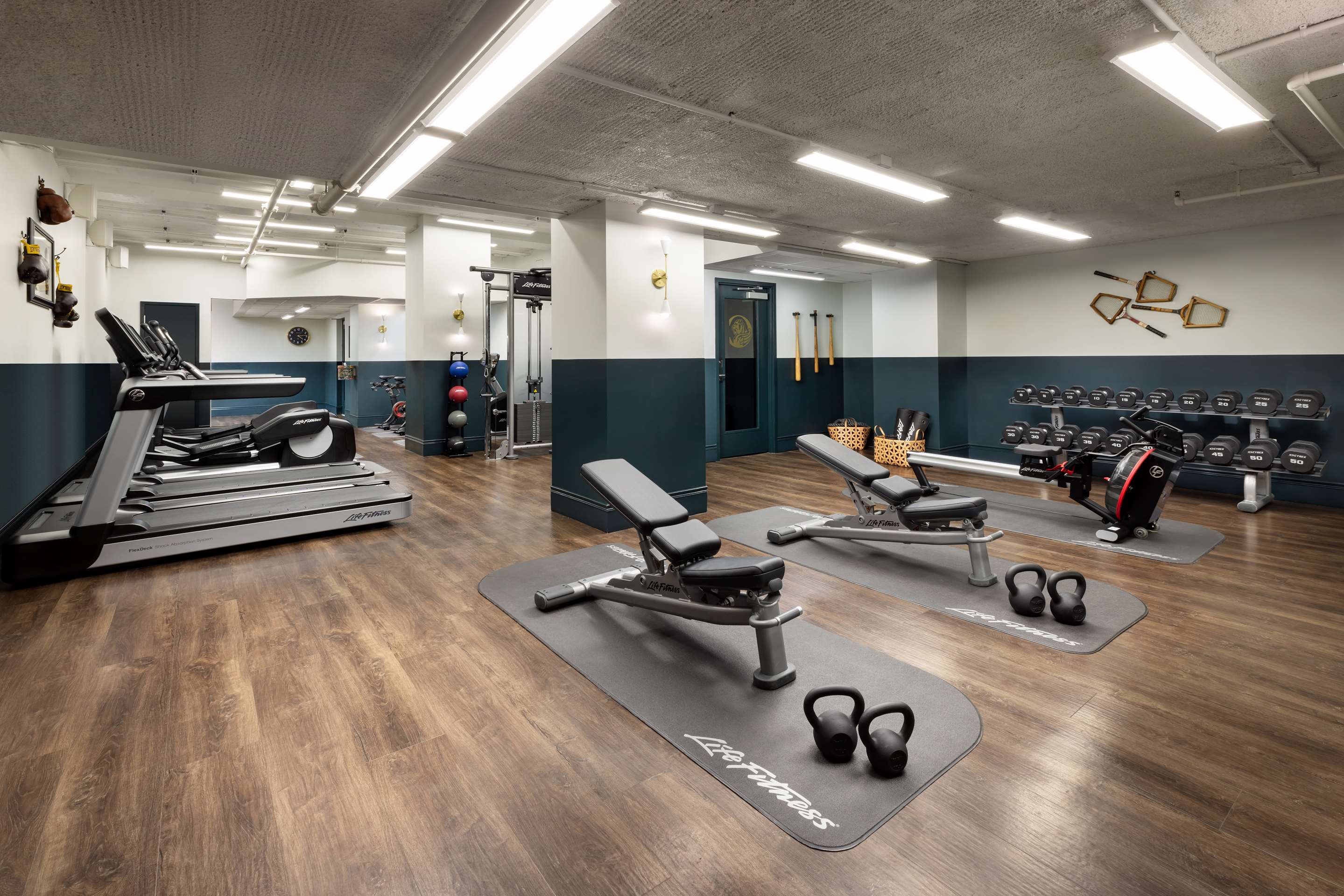 Health club fitness center gym