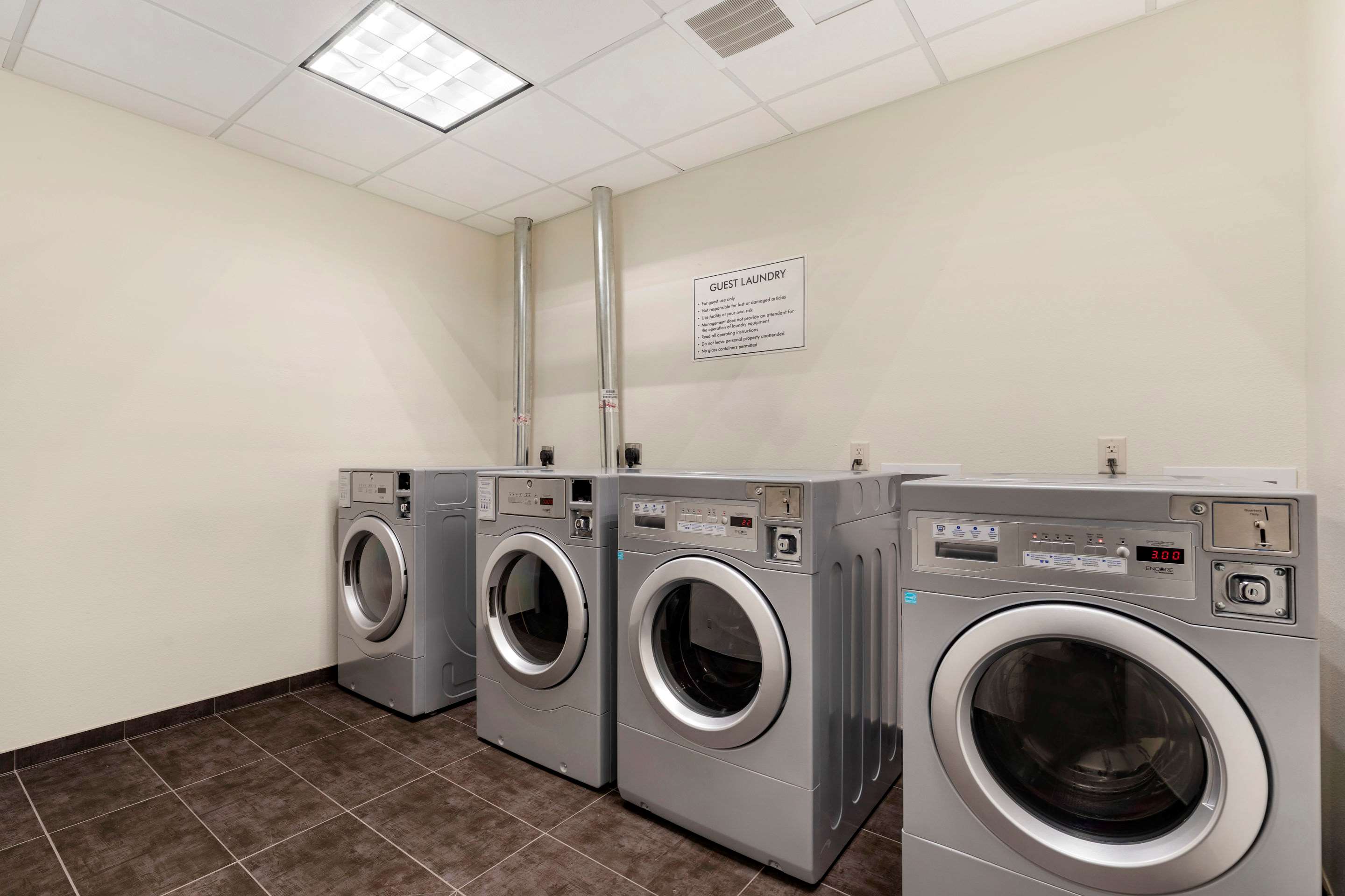 Guest laundry facilities