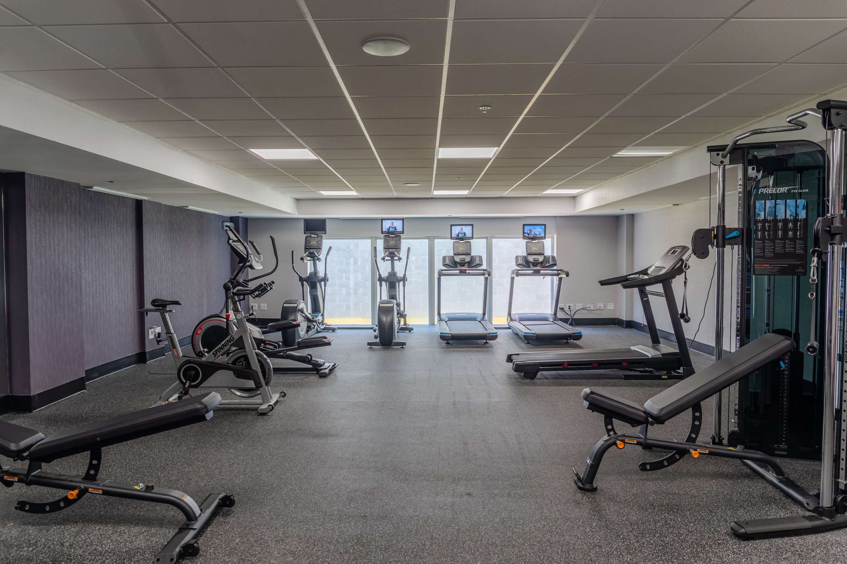 Health club fitness center gym