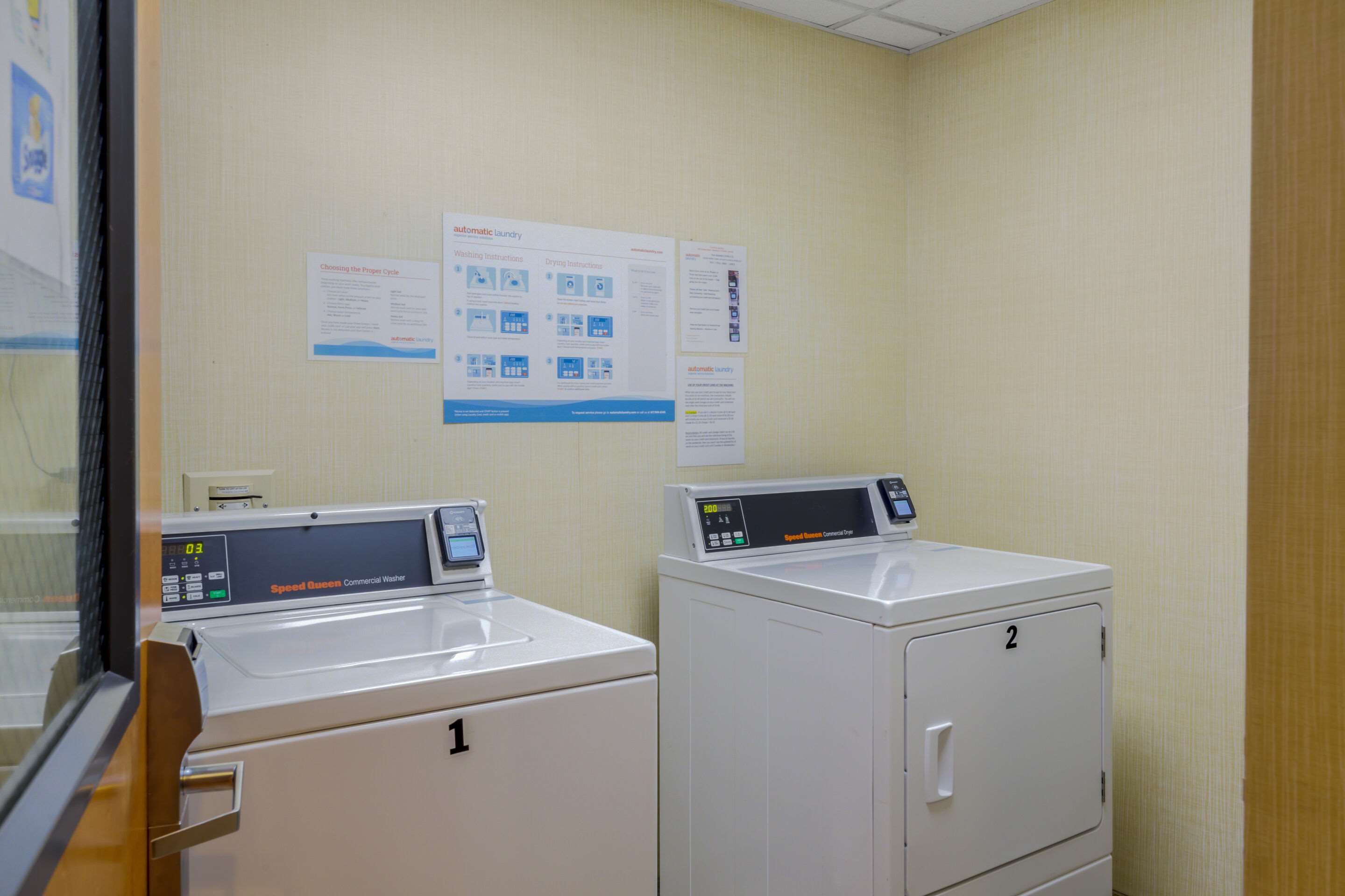 Guest laundry facilities
