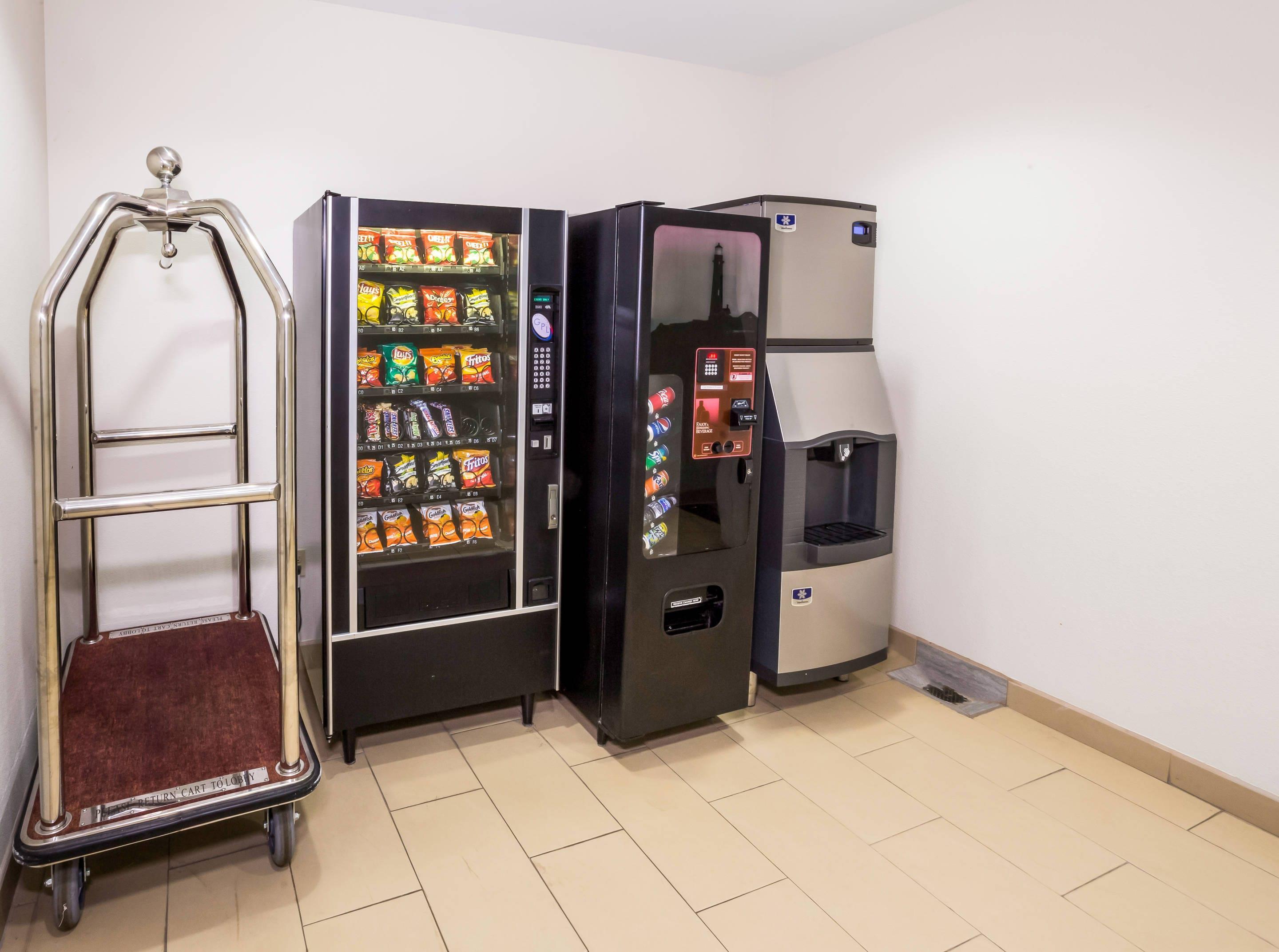 Hotel vending area