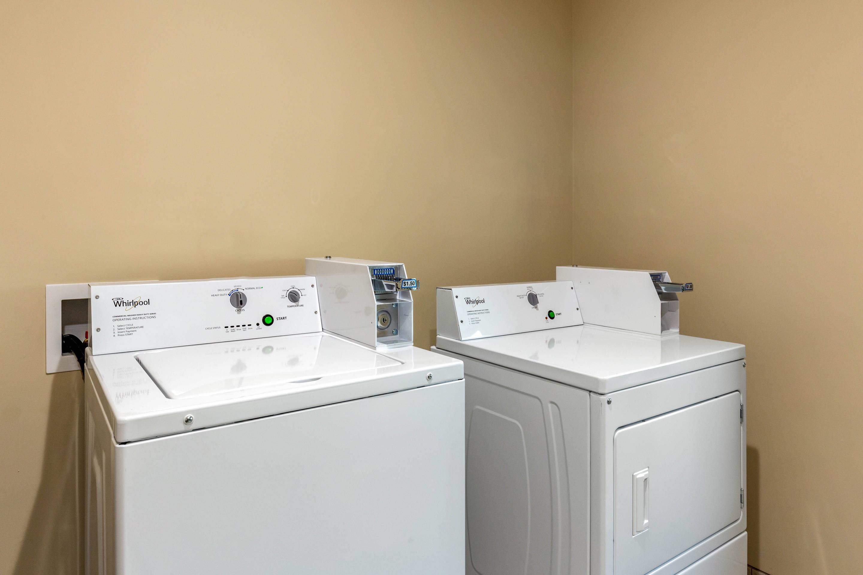 Guest laundry facilities